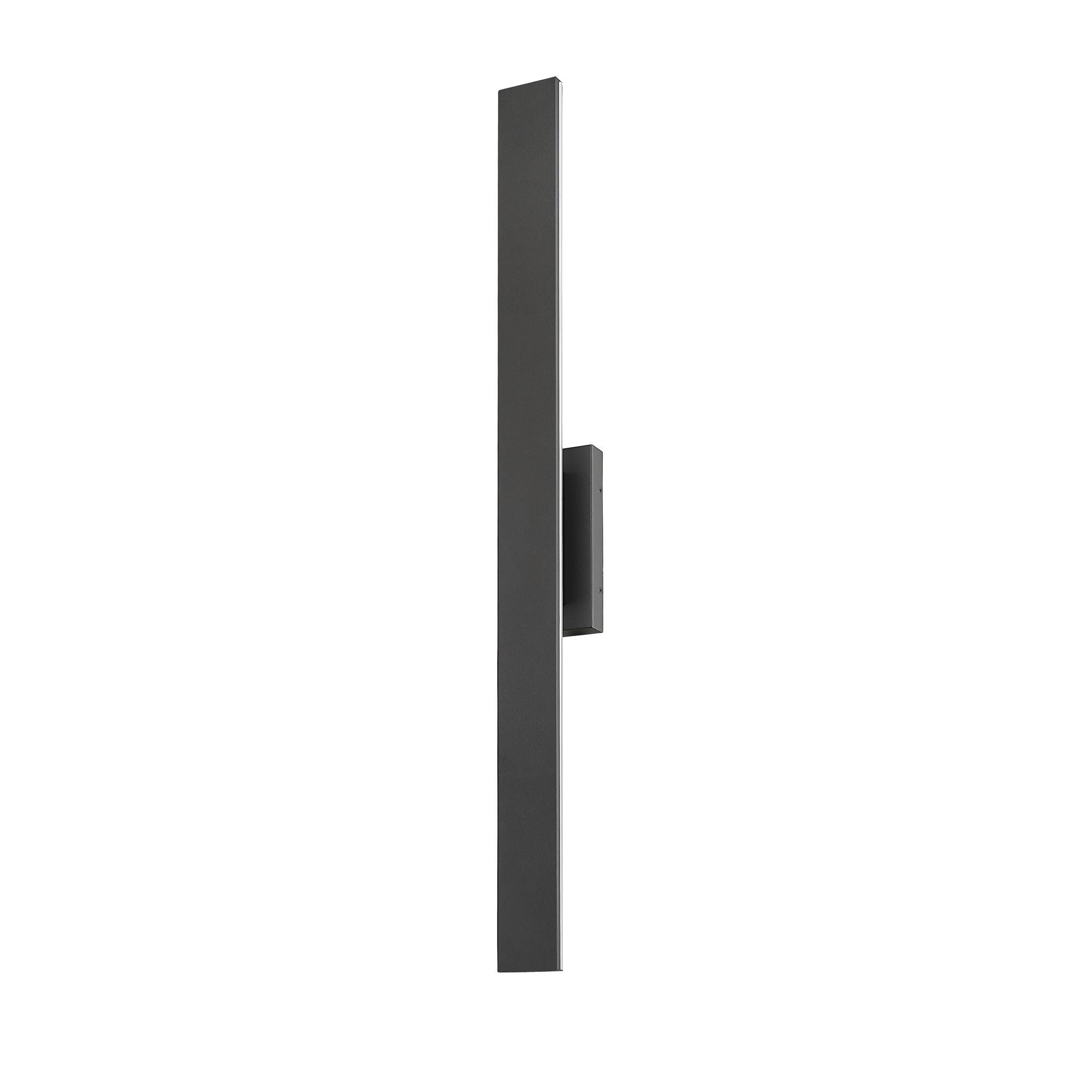 Shown in Sand Black finish and White glass