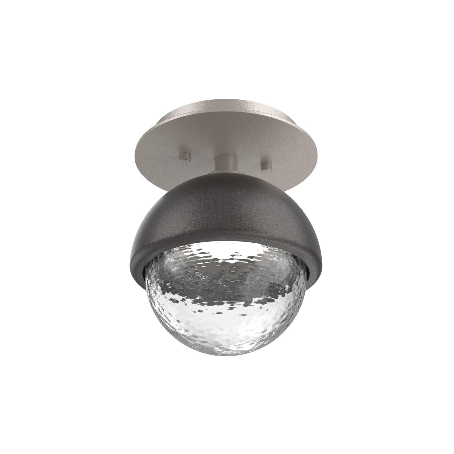 Shown in Beige Silver finish and Clear glass and Graphite accent