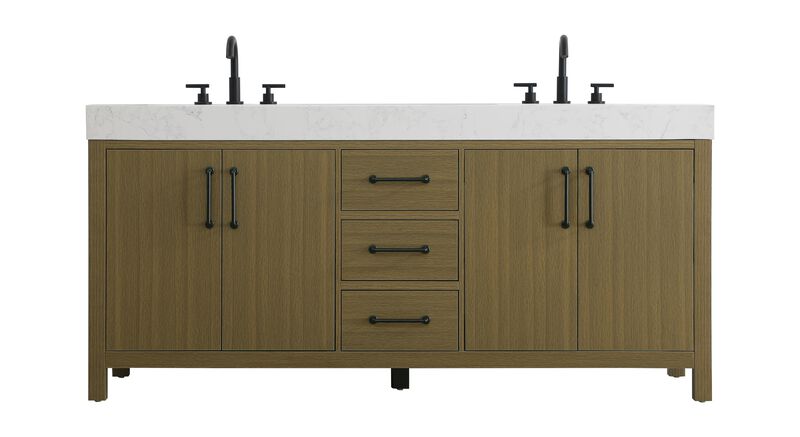 Nathan 72 Inch Bath Vanity by Elegant Dcor