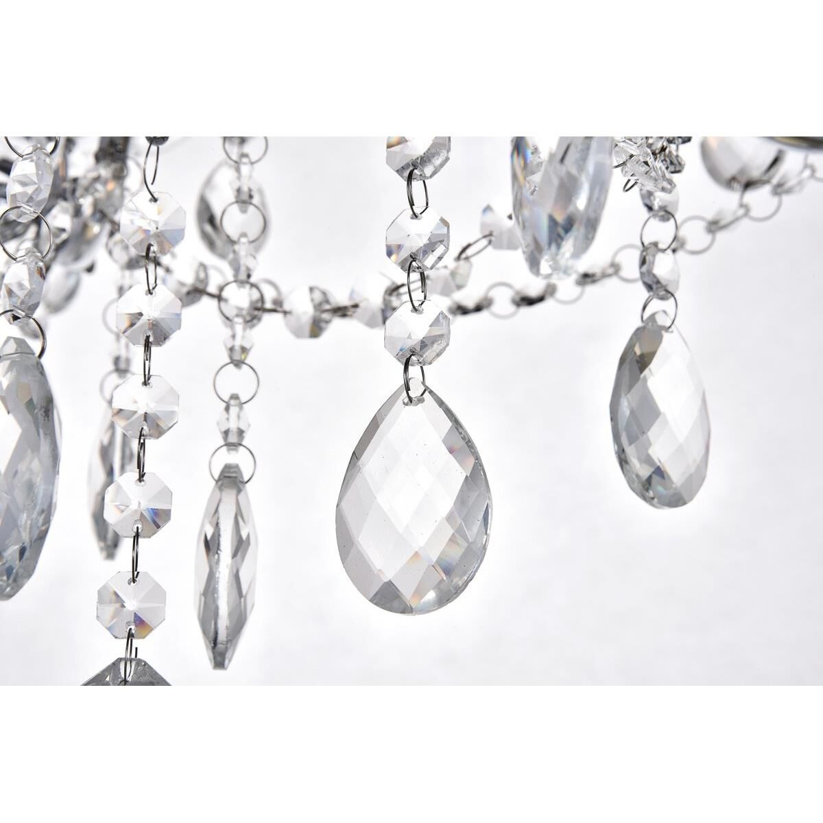 Shown in Chrome finish and Clear Royal Cut crystal