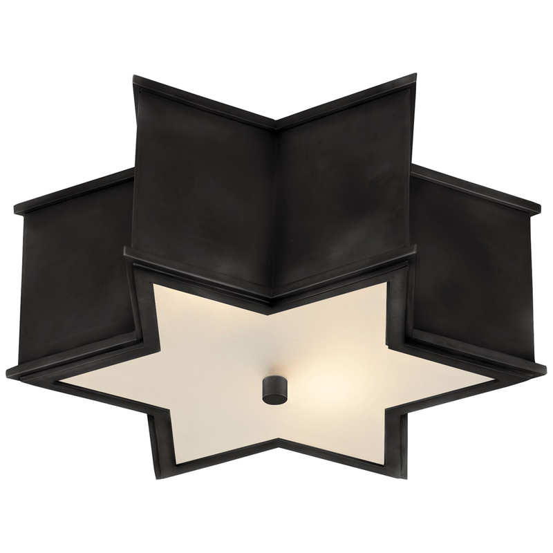 Alexa Hampton Sophia 13 Inch 2 Light Flush Mount by Visual Comfort Signature Collection