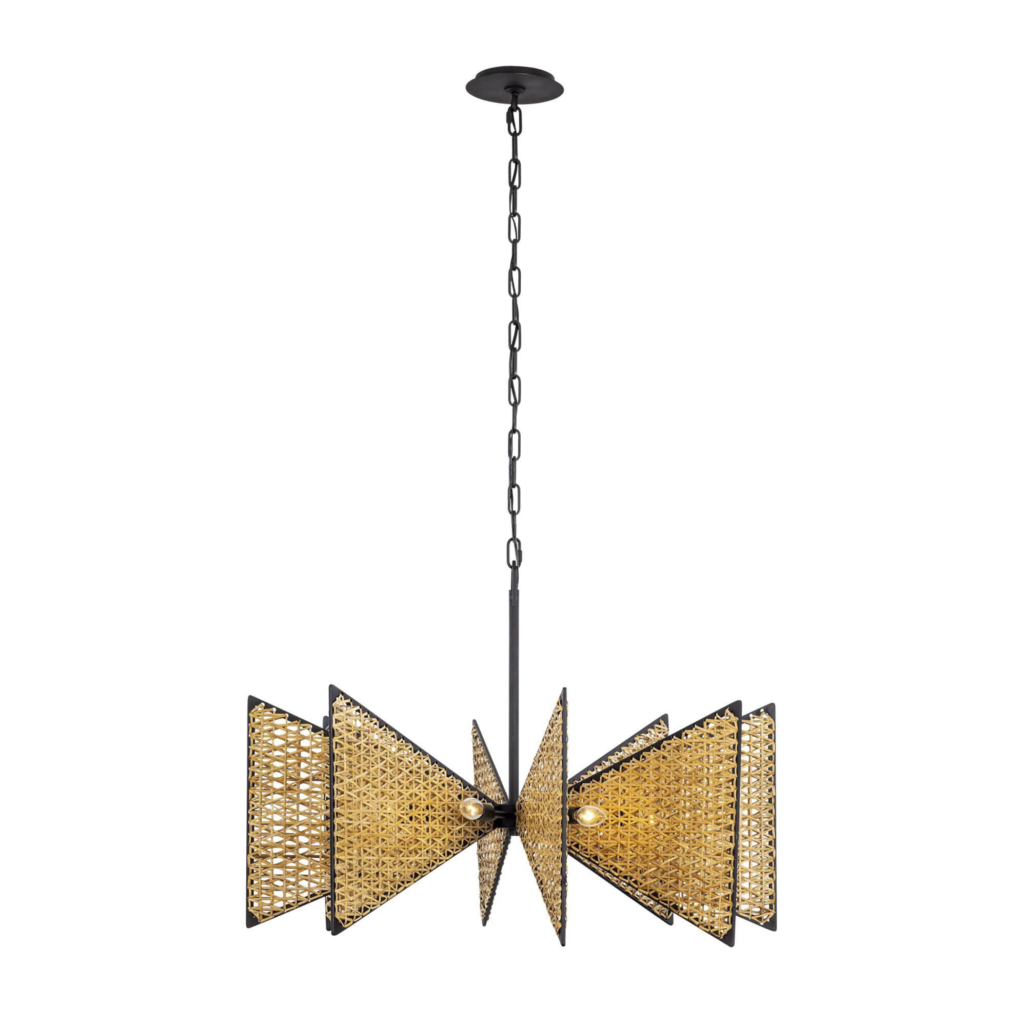 Machina 32 Inch 8 Light Chandelier by Varaluz