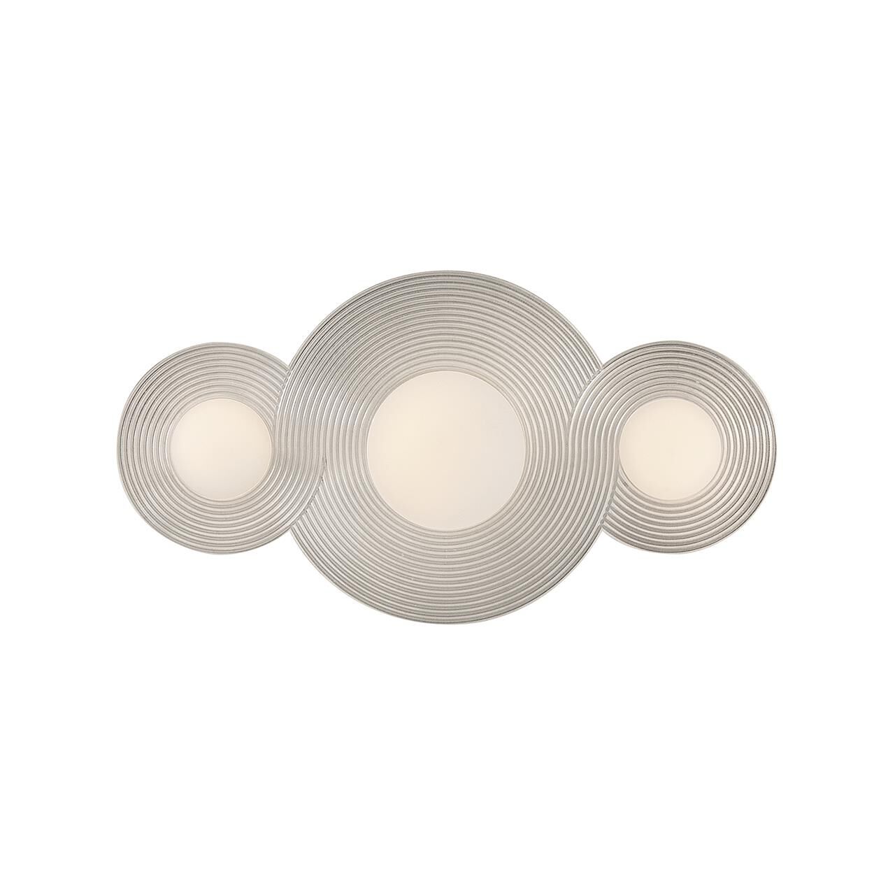 Shown in Polished Nickel finish and Etched Opal glass