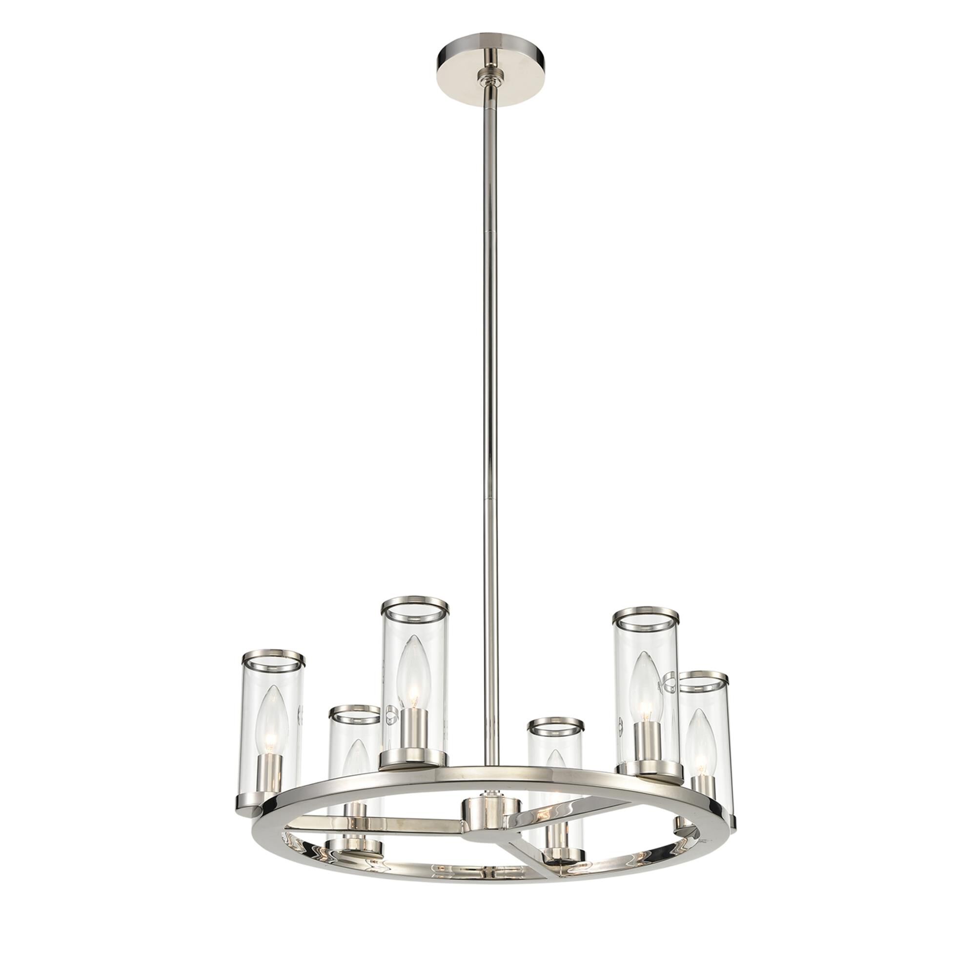 Revolve 6 Light Mini Chandelier,