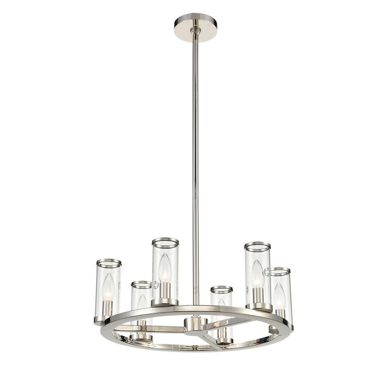 Revolve 6 Light Mini Chandelier by Alora Lighting