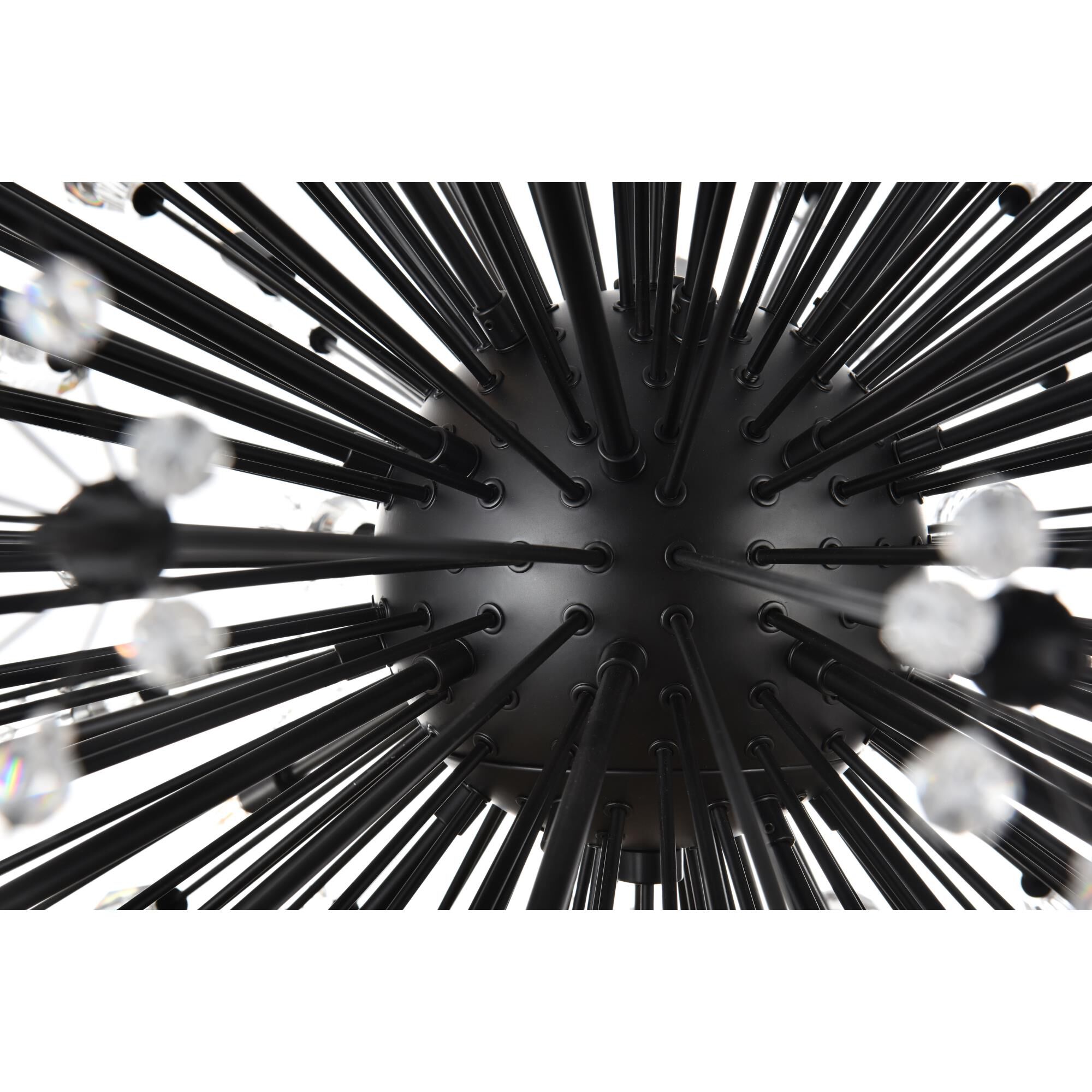 Shown in Black finish and Clear Royal Cut crystal