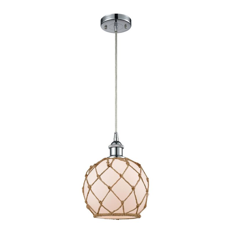 Innovations Lighting Bruno Marashlian Farmhouse Rope 8 Inch Mini Pendant
