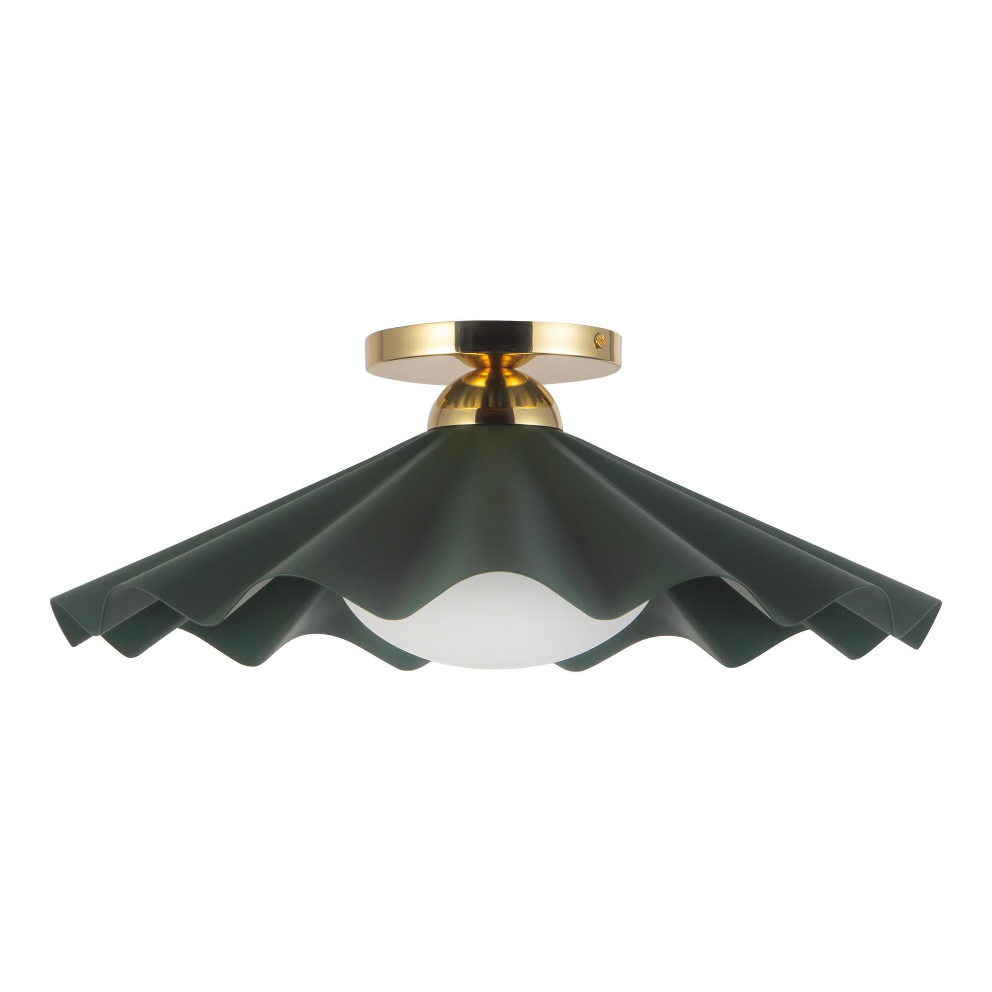 Jason Koharik Furrow 16 Inch Semi Flush Mount by Alora Lighting