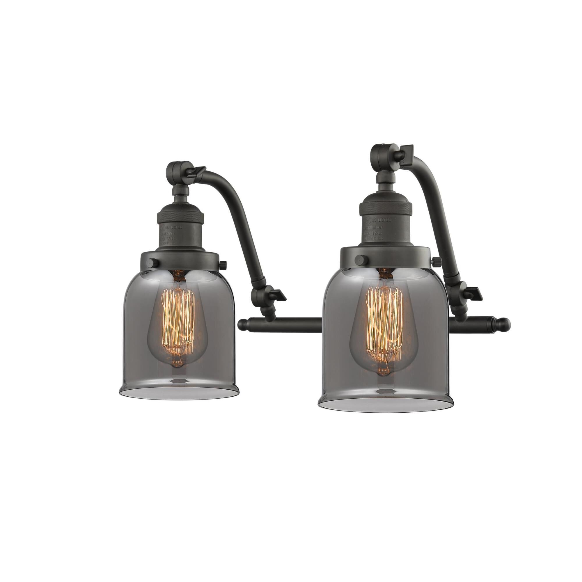 Bruno Marashlian Small Bell 18 Inch 2 Light Bath Vanity Light by Innovations Lighting