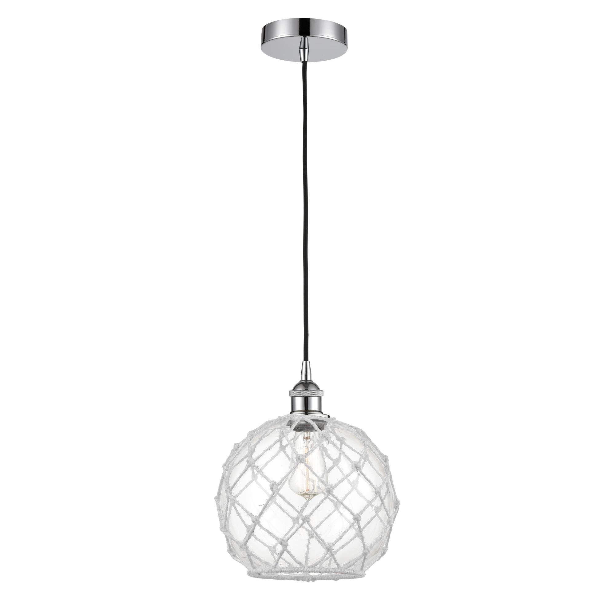 Bruno Marashlian Farmhouse Rope 10 Inch Mini Pendant by Innovations Lighting