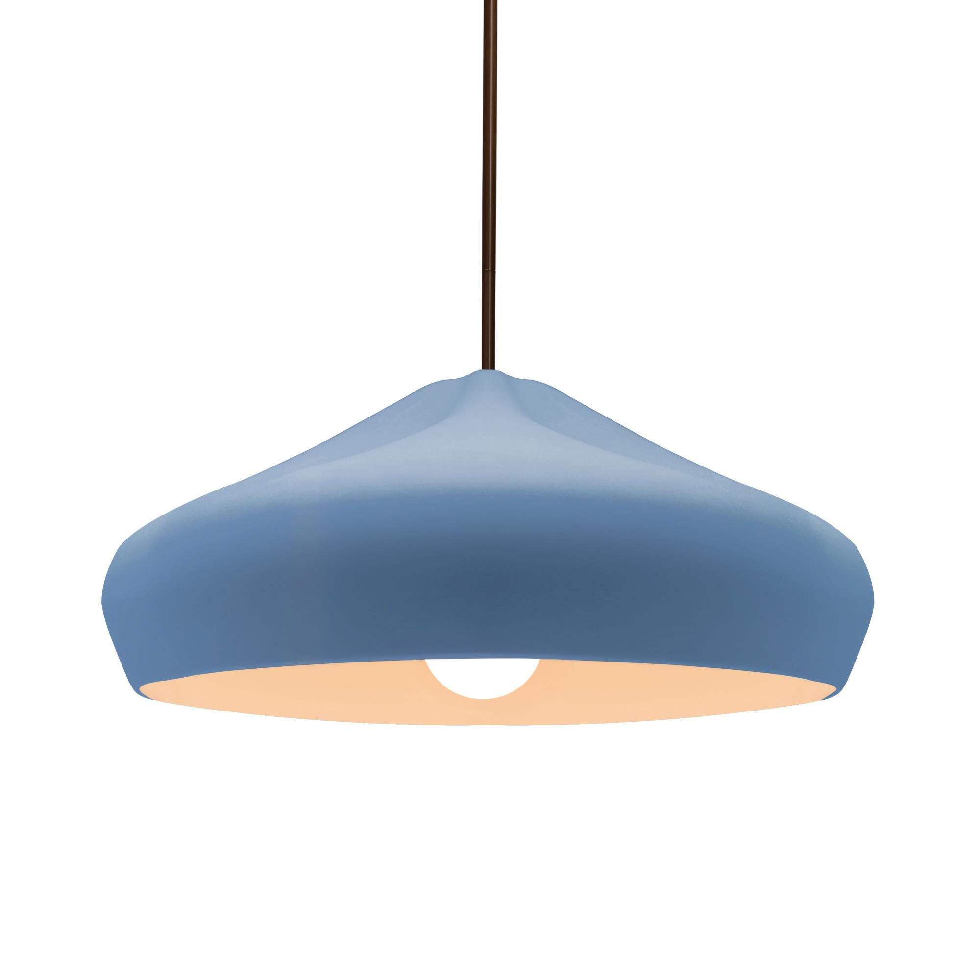 Radiance Crease 15 Inch Large Pendant by Justice Design Group