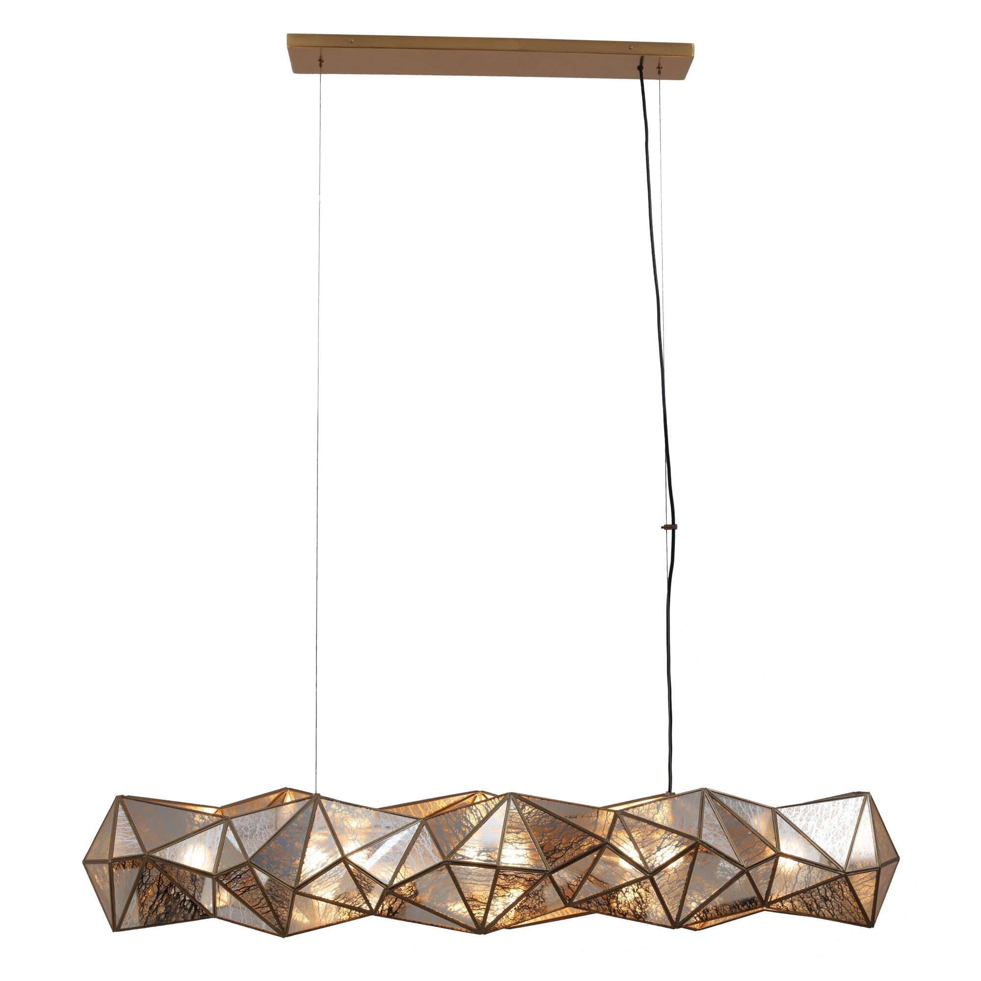 Geo-Gem Linear Suspension Light by Metropolitan Lighting