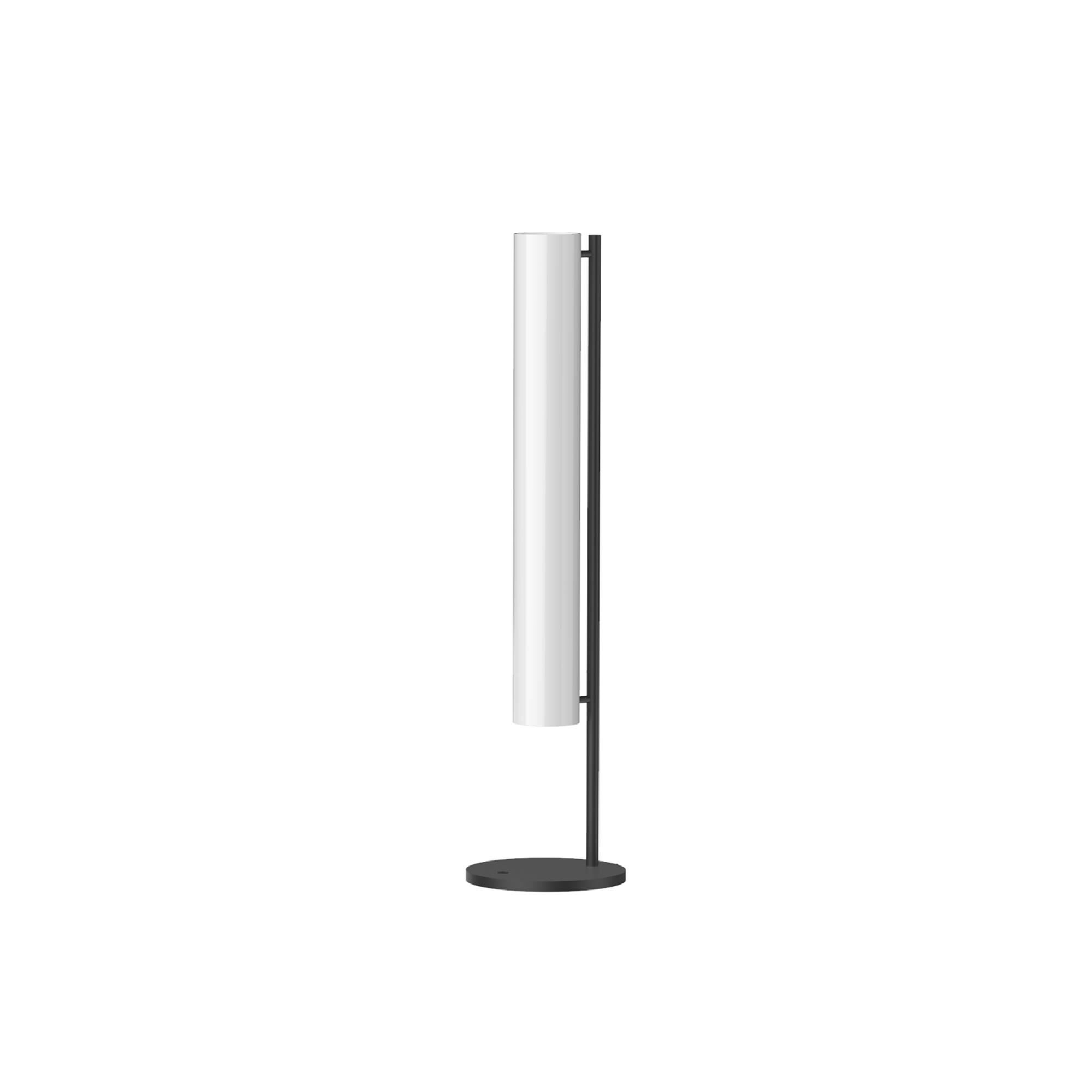 Shown in Black finish and White glass