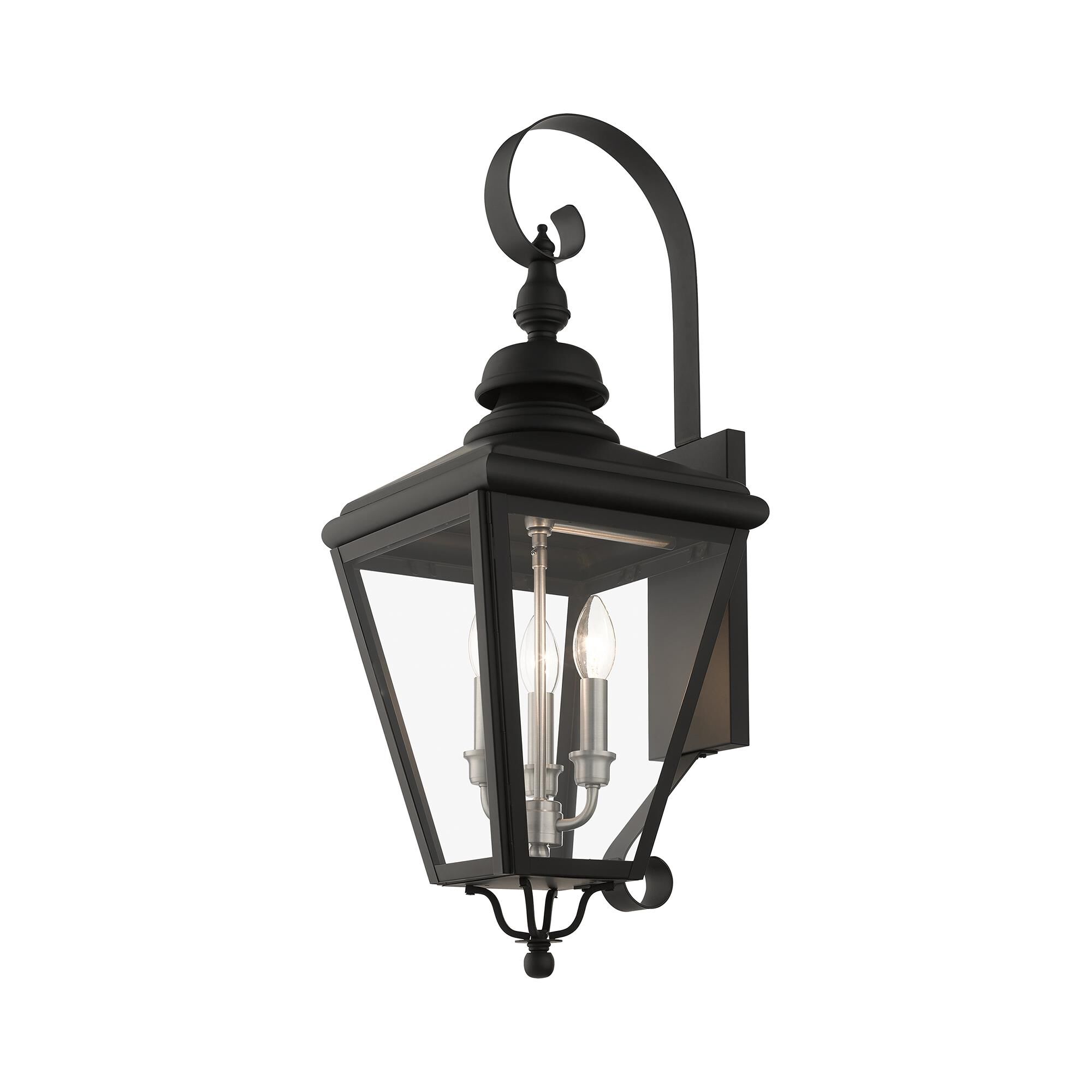 Adams 29 Inch Tall 3 Light Outdoor Wall Light by Livex Lighting