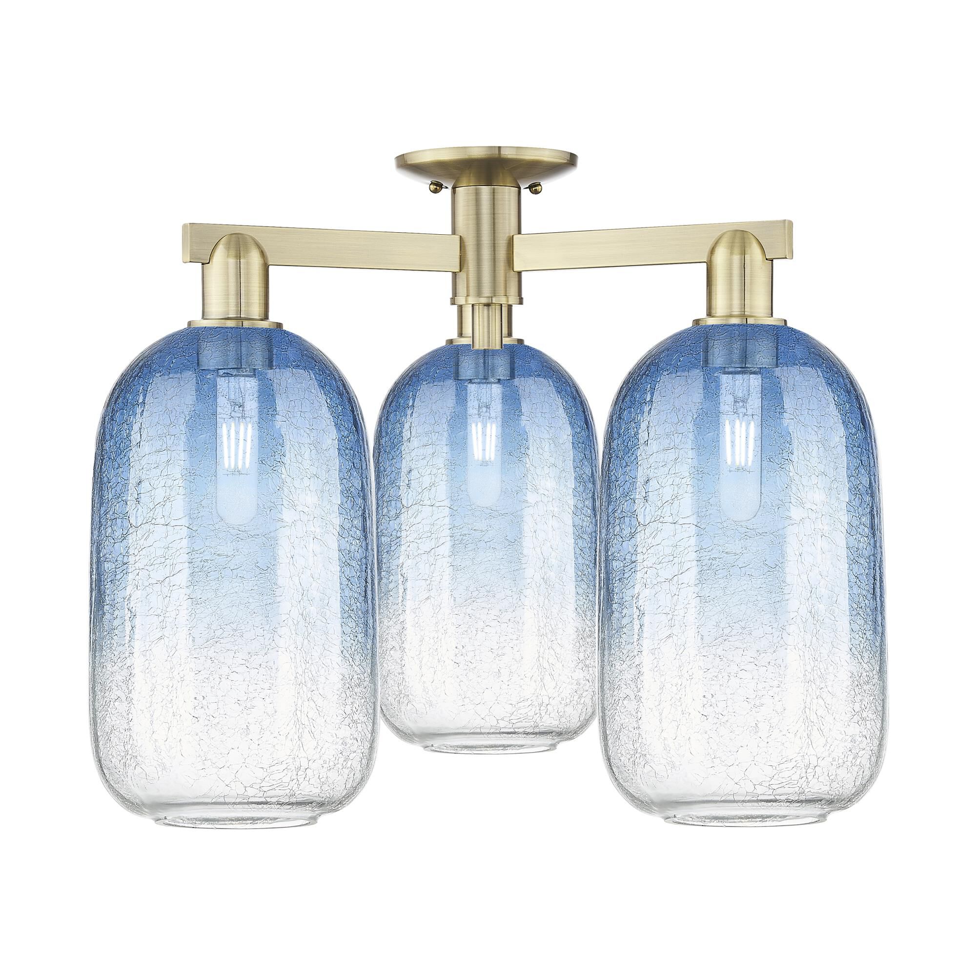 Bruno Marashlian Brookhaven Cloche 25 Inch Semi Flush Mount by Innovations Lighting