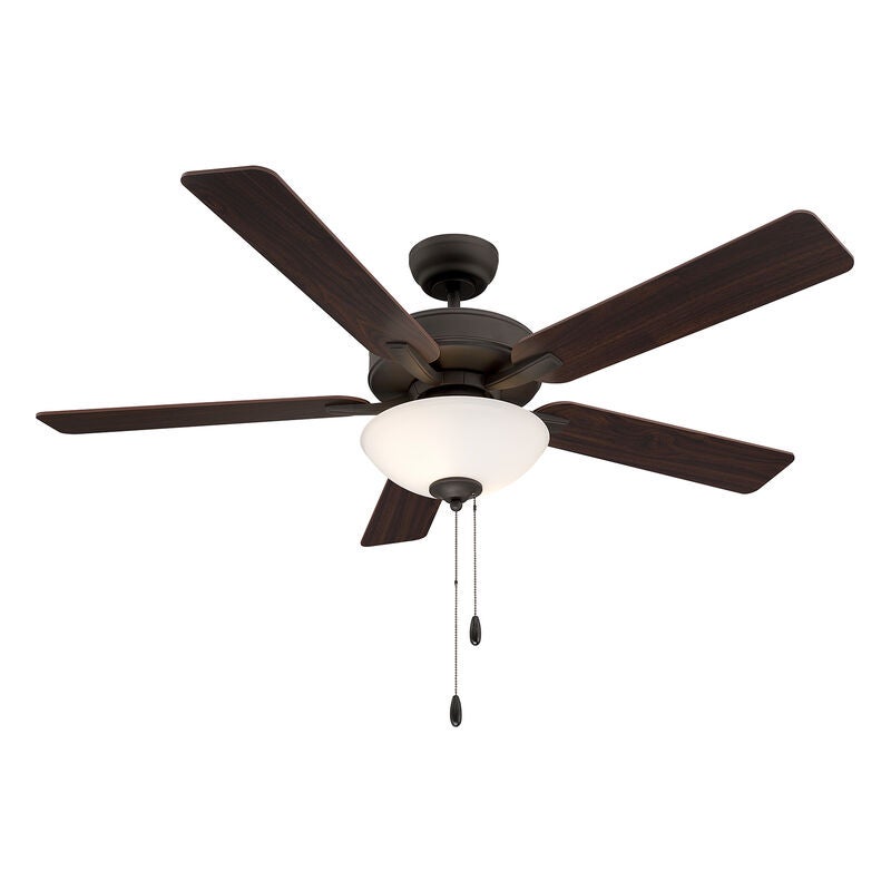 52 Inch Ceiling Fan with Light Kit by Meridian Lighting