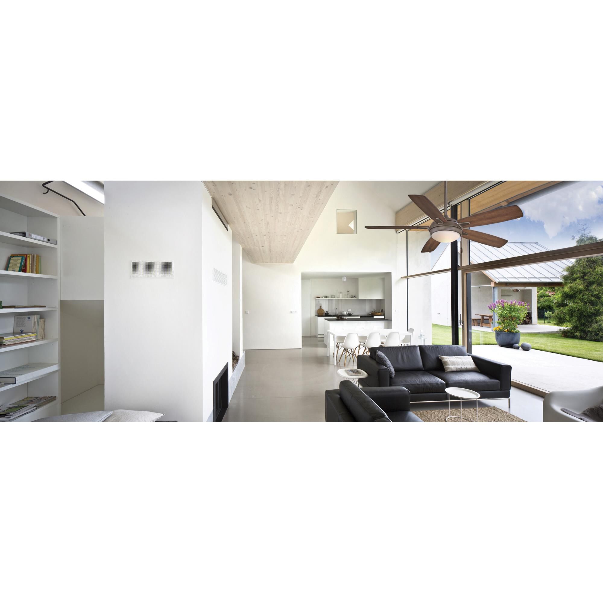 Lun-Aire 54 Inch Ceiling Fan with Light Kit by Minka Aire