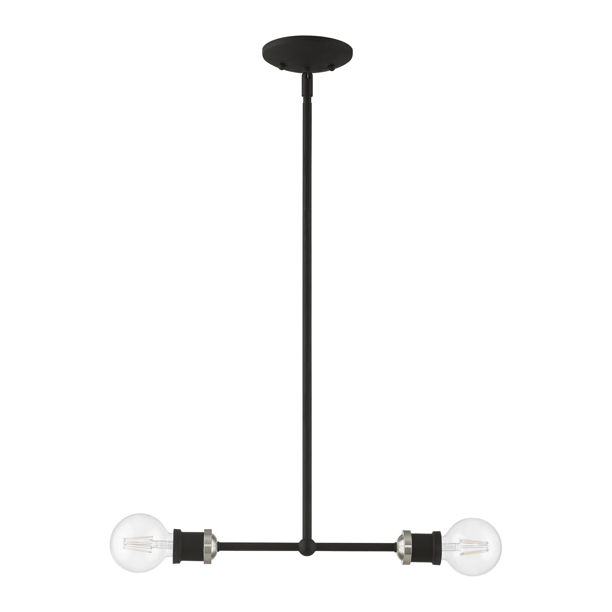 Lansdale 14 Inch 2 Light Linear Suspension Light by Livex Lighting
