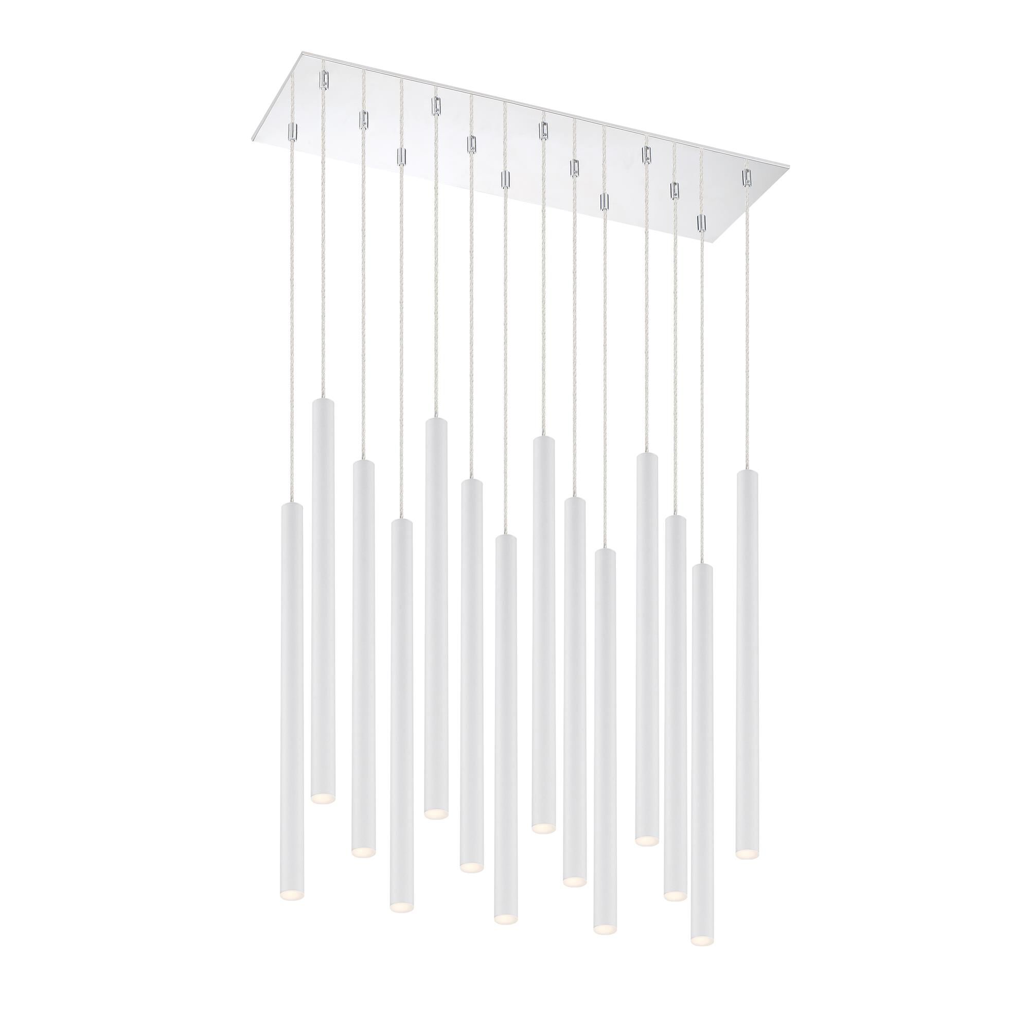 Shown in Chrome finish and Steel glass and Steel shade