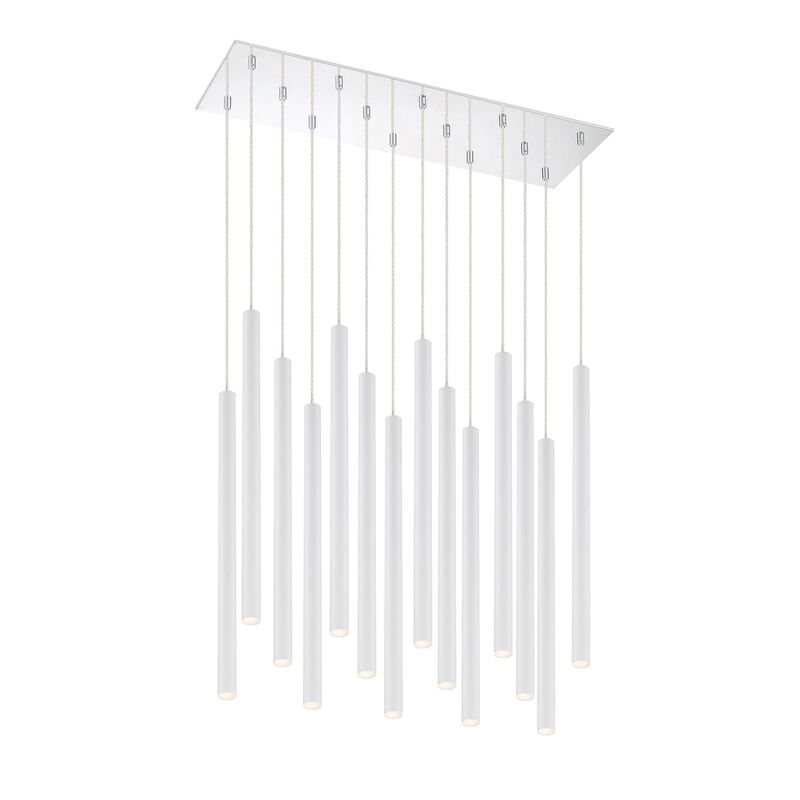 Forest 32 Inch 14 Light LED Linear Suspension Light by Z-Lite