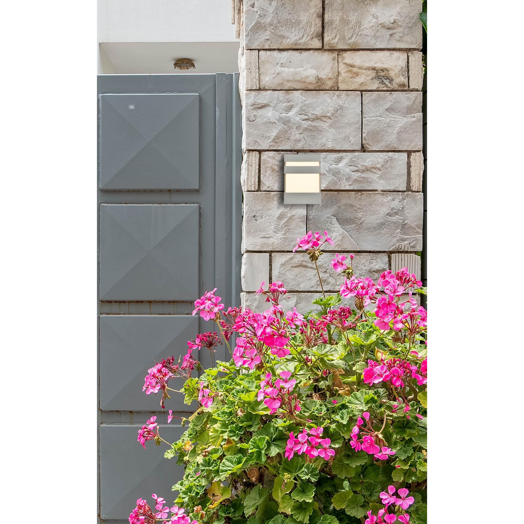 Elegant Lighting Raine 8 Inch Tall LED Outdoor Wall Light