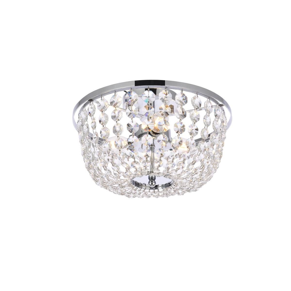 Shown in Chrome finish and Royal Cut Clear crystal