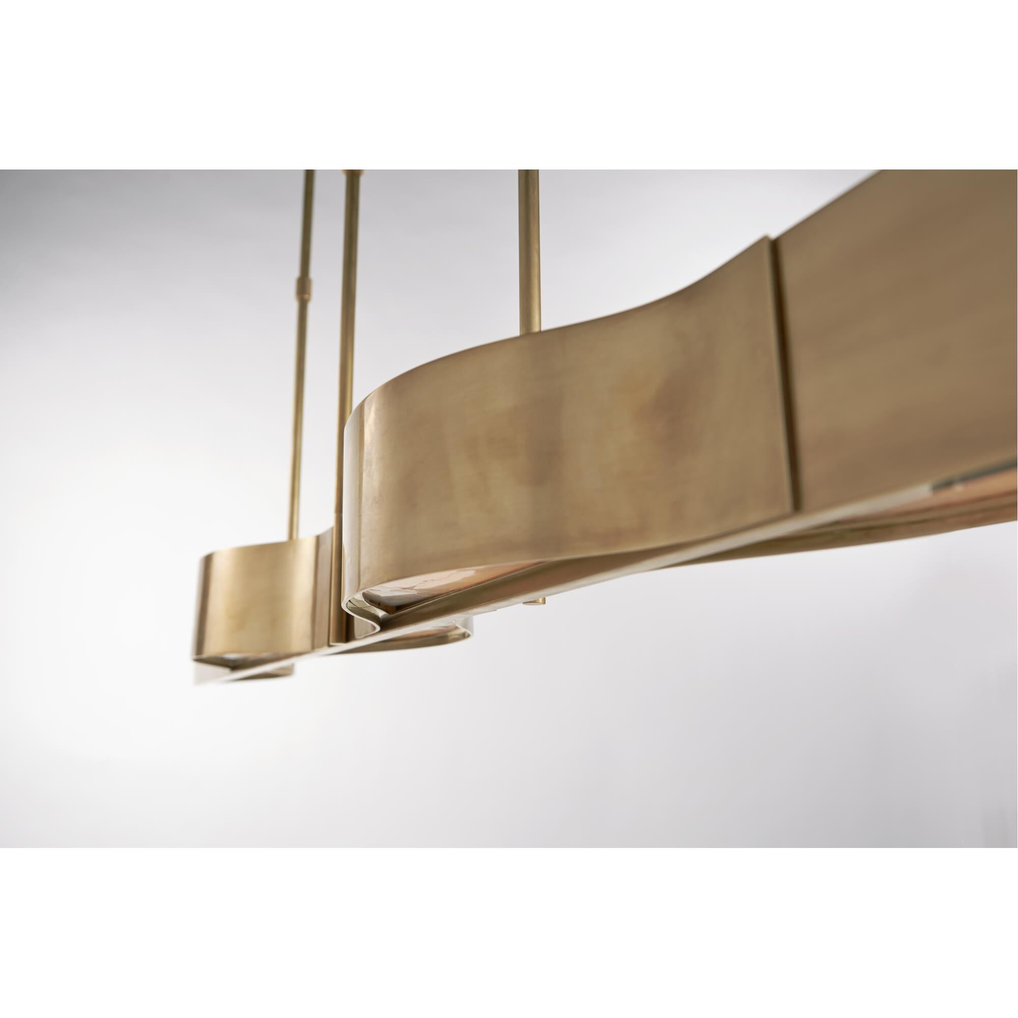 Kelly Wearstler Avant 60 Inch 5 Light Linear Suspension Light by Visual Comfort Signature Collection