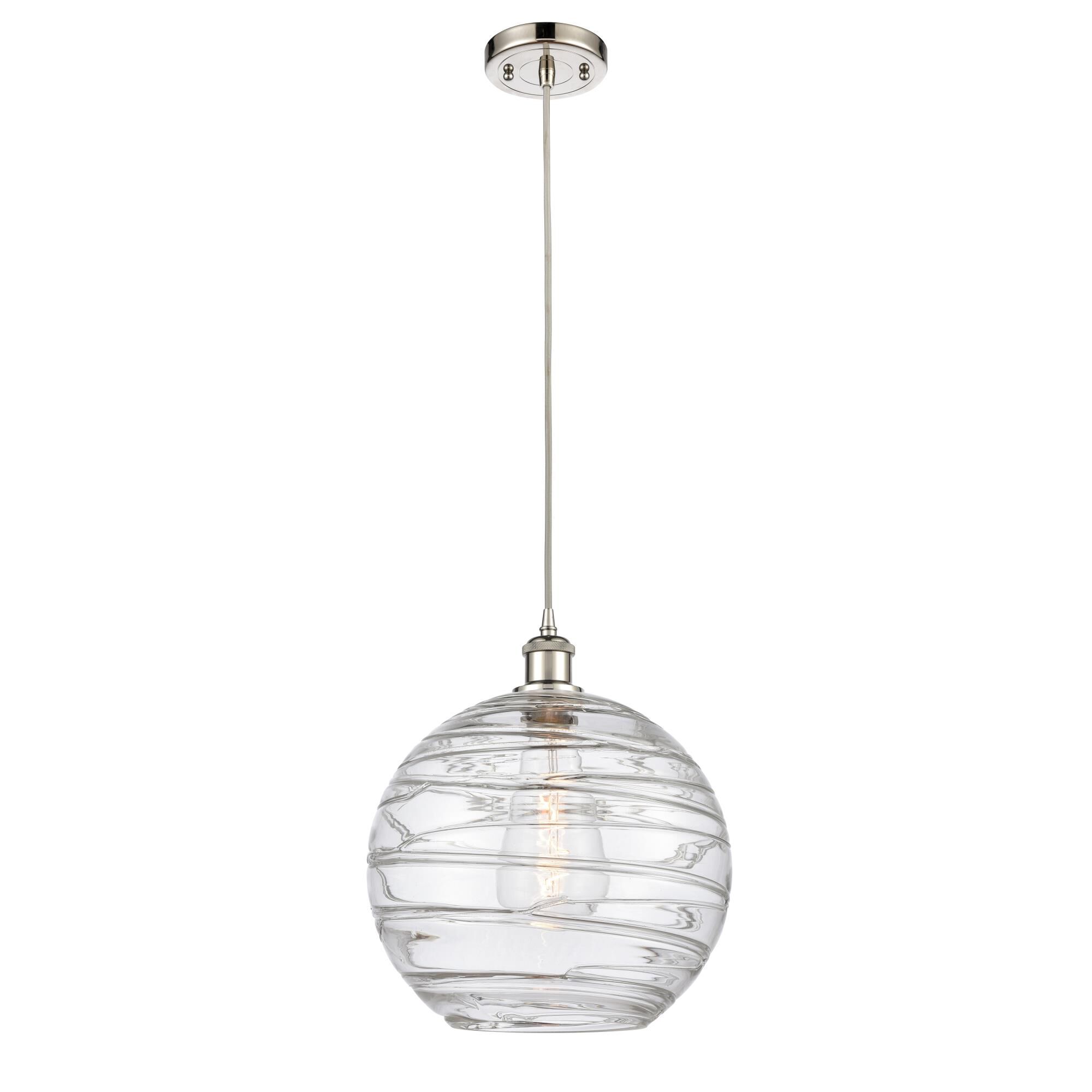 Bruno Marashlian Athens Deco Swirl 12 Inch Mini Pendant by Innovations Lighting