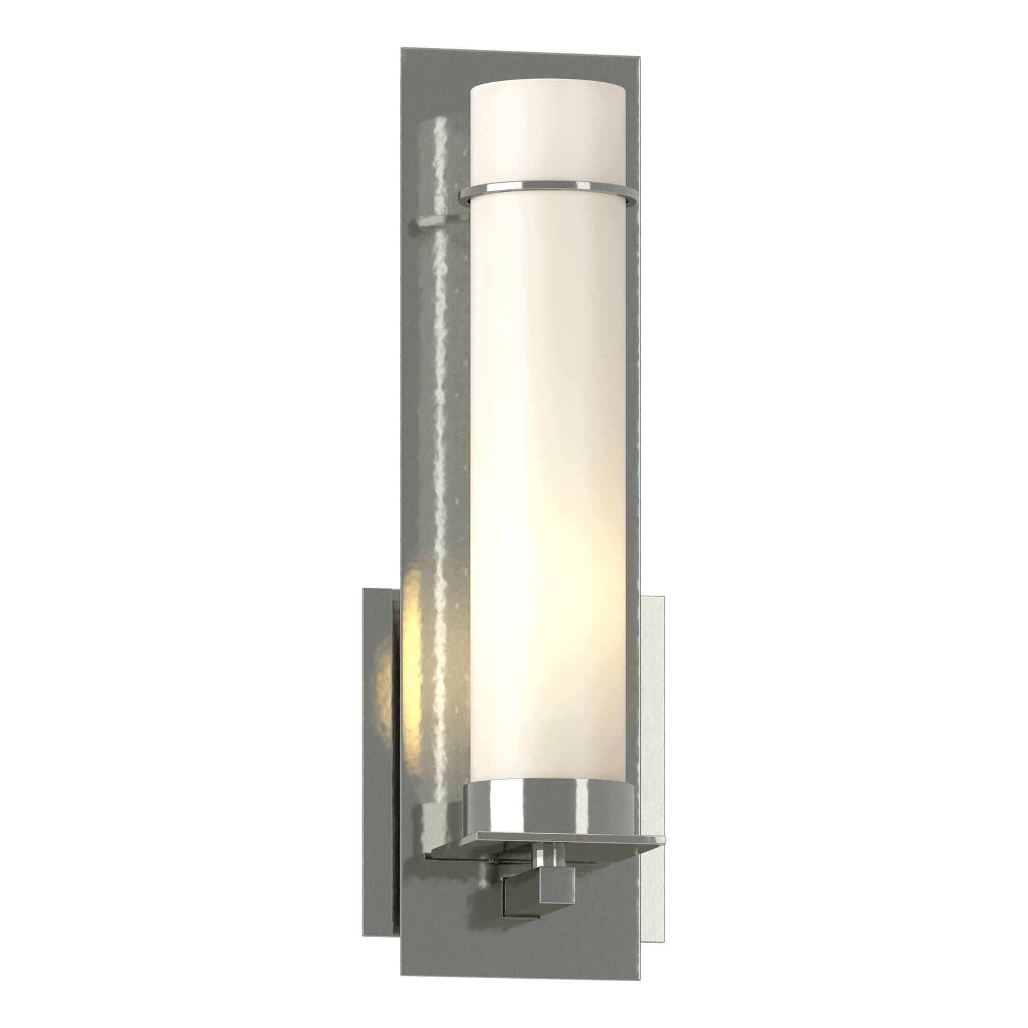 Shown in Sterling finish and Opal glass