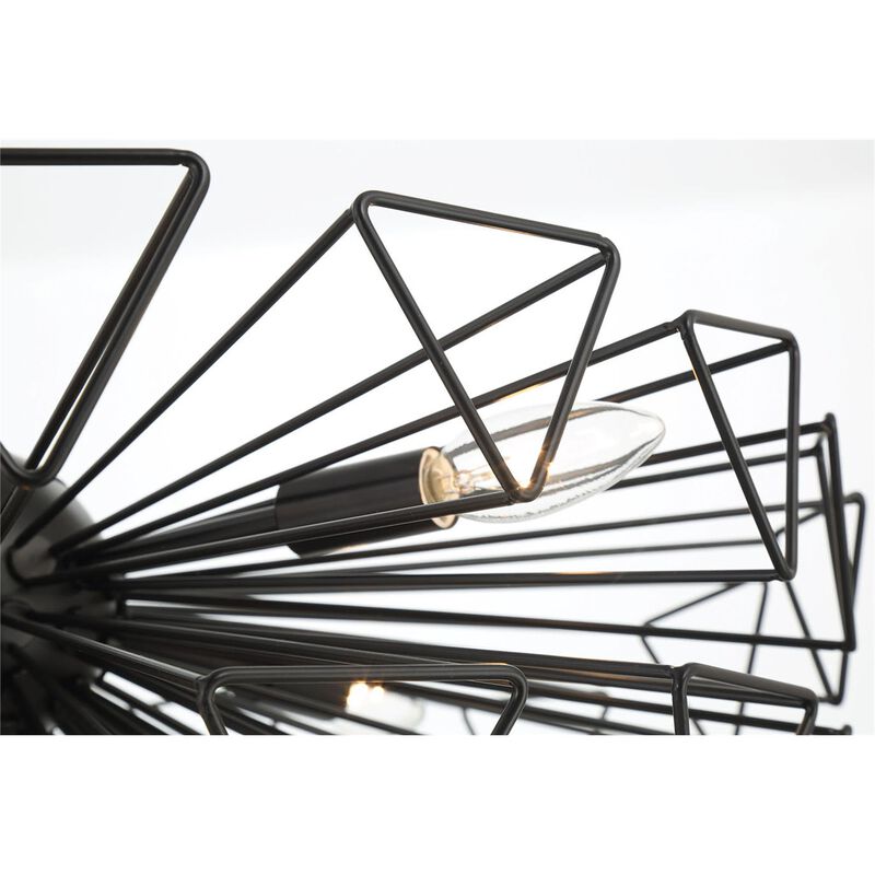 Dendelio Medium Linear Chandelier by Eurofase Lighting