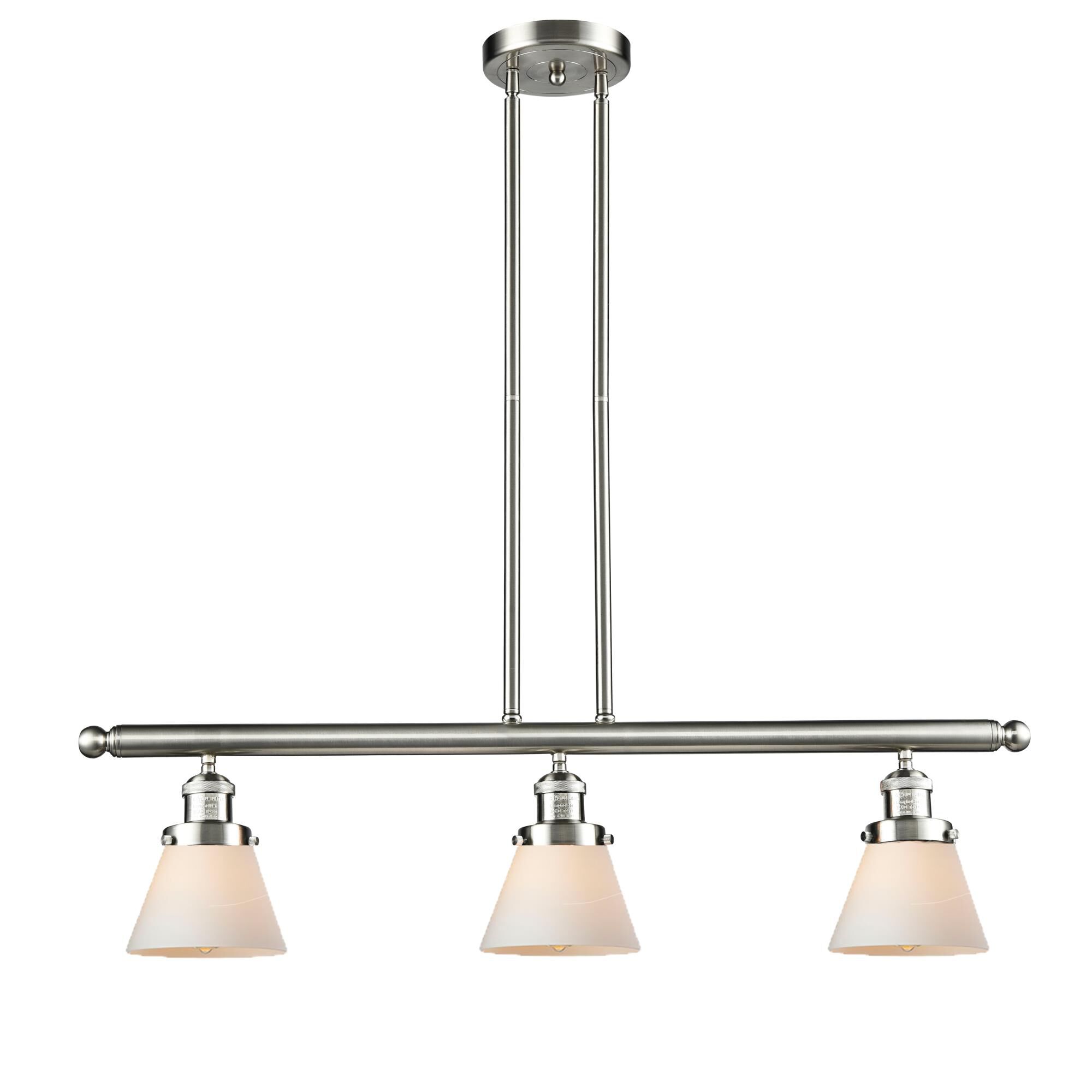 Bruno Marashlian Small Cone 36 Inch 3 Light Linear Suspension Light by Innovations Lighting