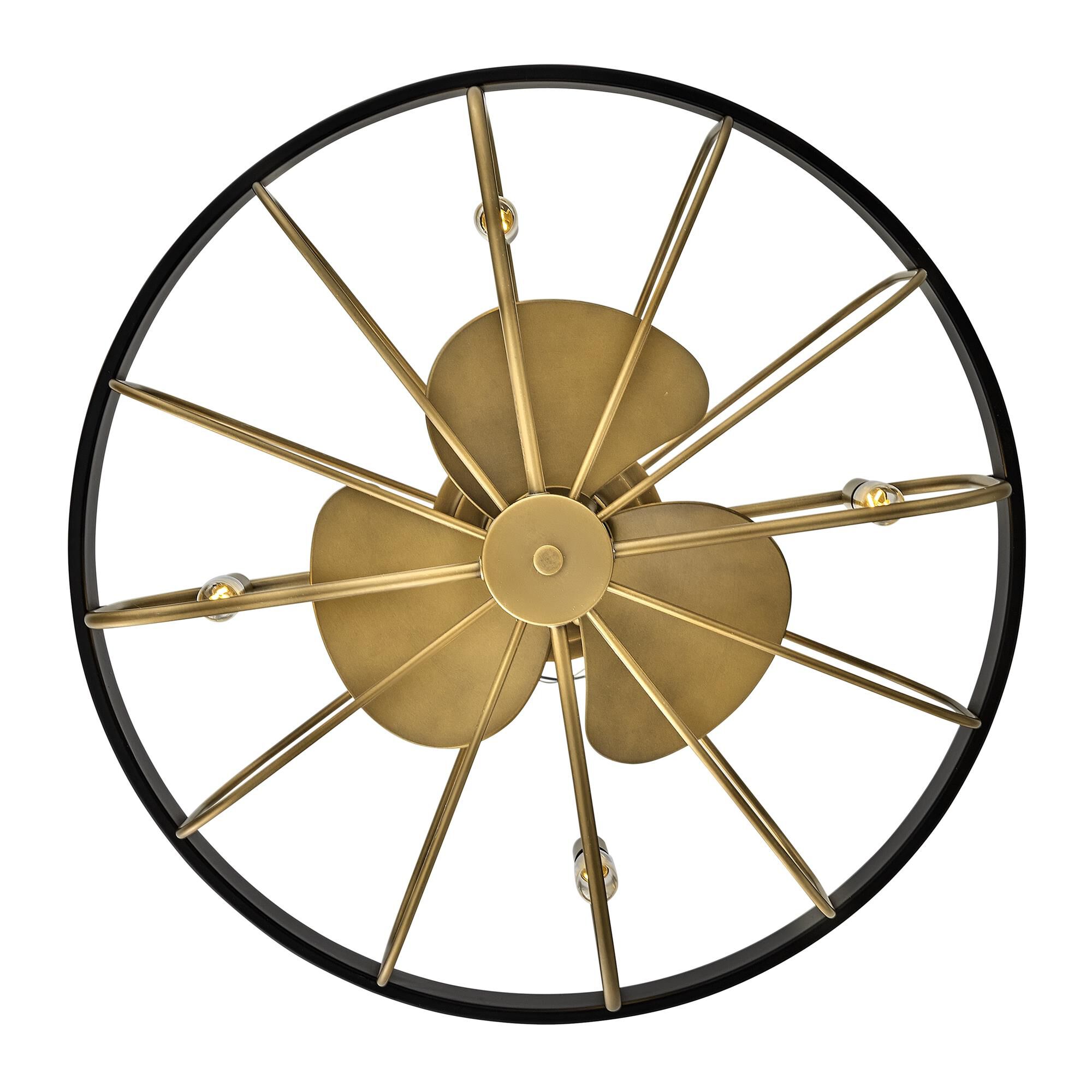 Shown in Heritage Brass and Matte Black finish