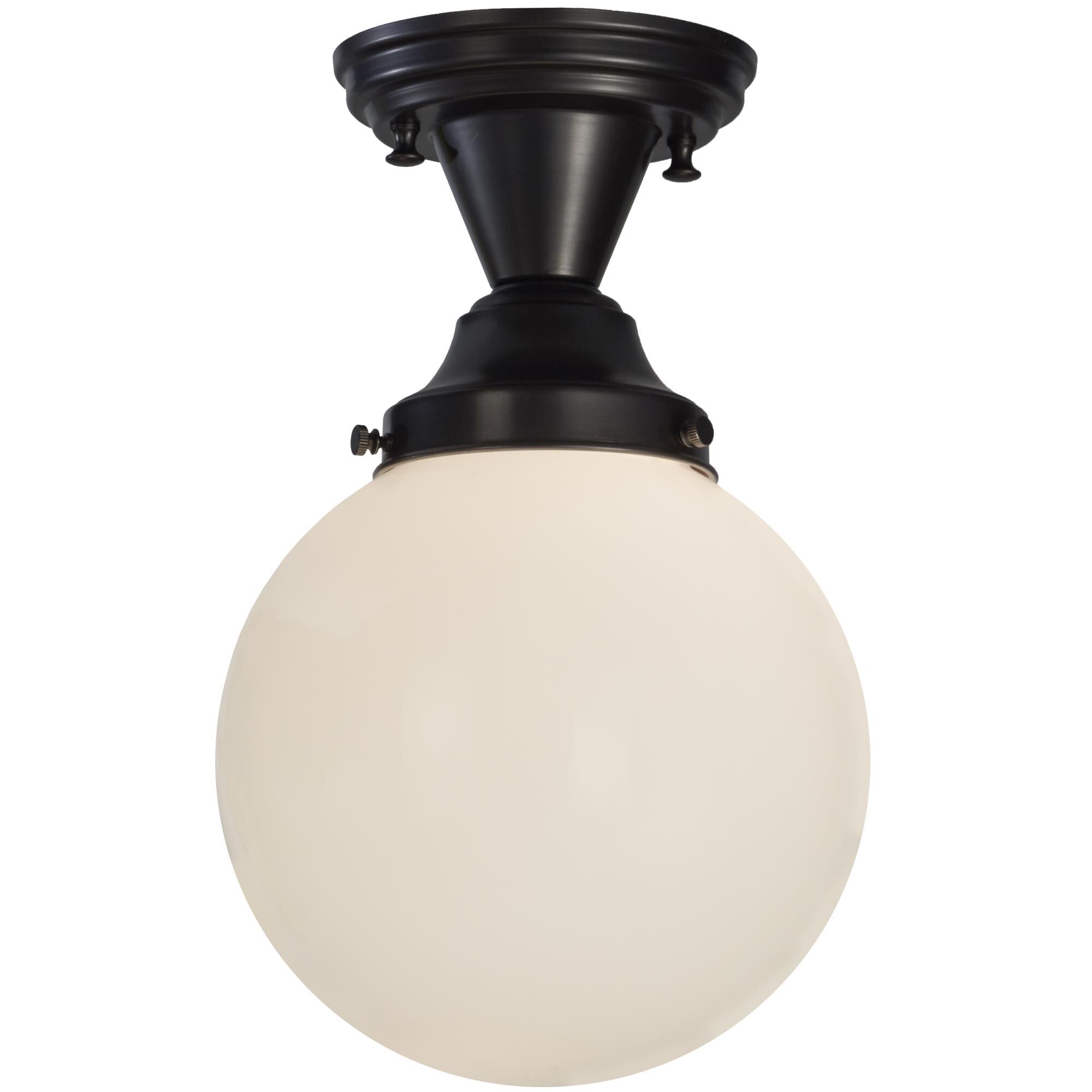 8 Inch 1 Light Semi Flush Mount by Meyda Lighting