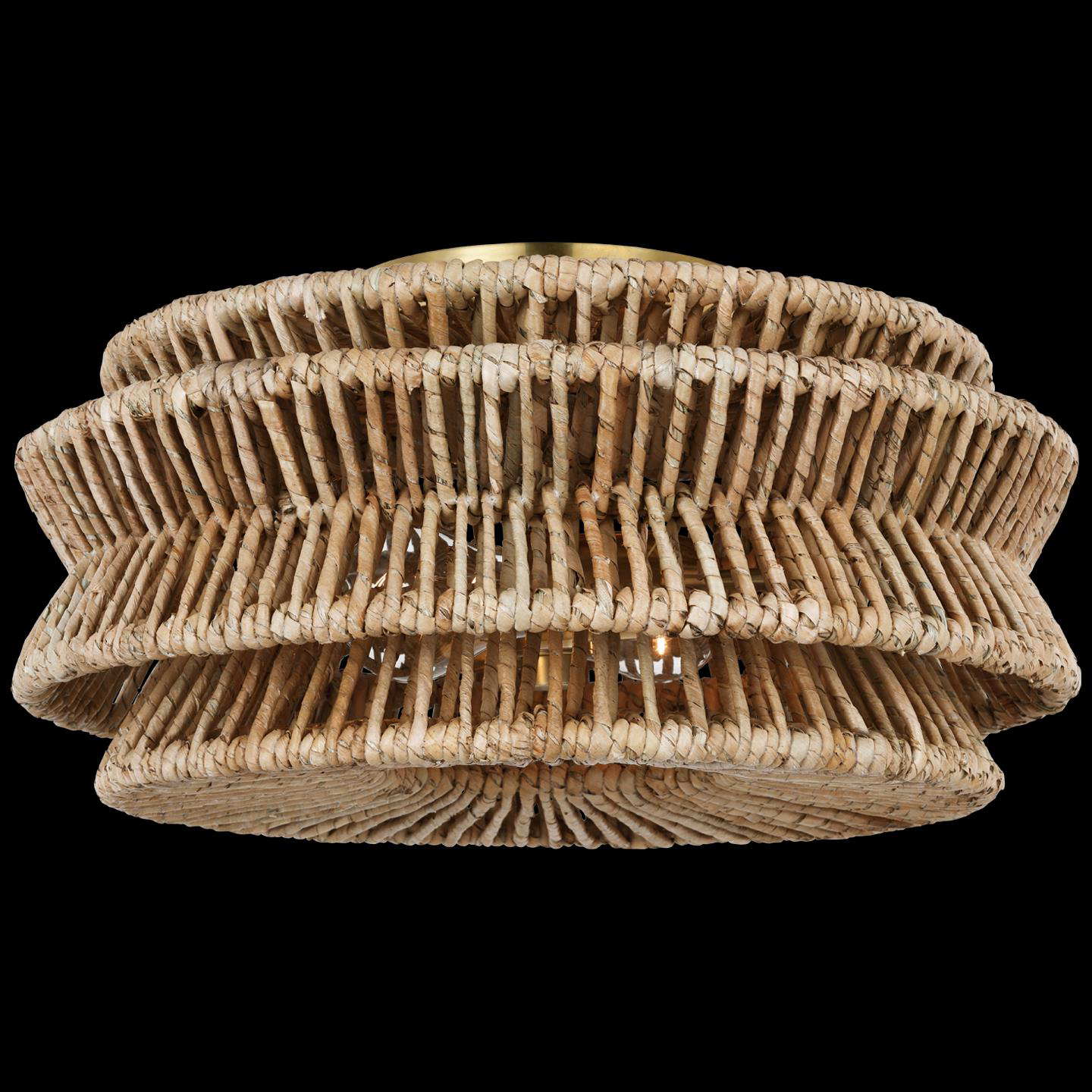 Chapman & Myers Antigua 16 Inch Semi Flush Mount by Visual Comfort Signature Collection