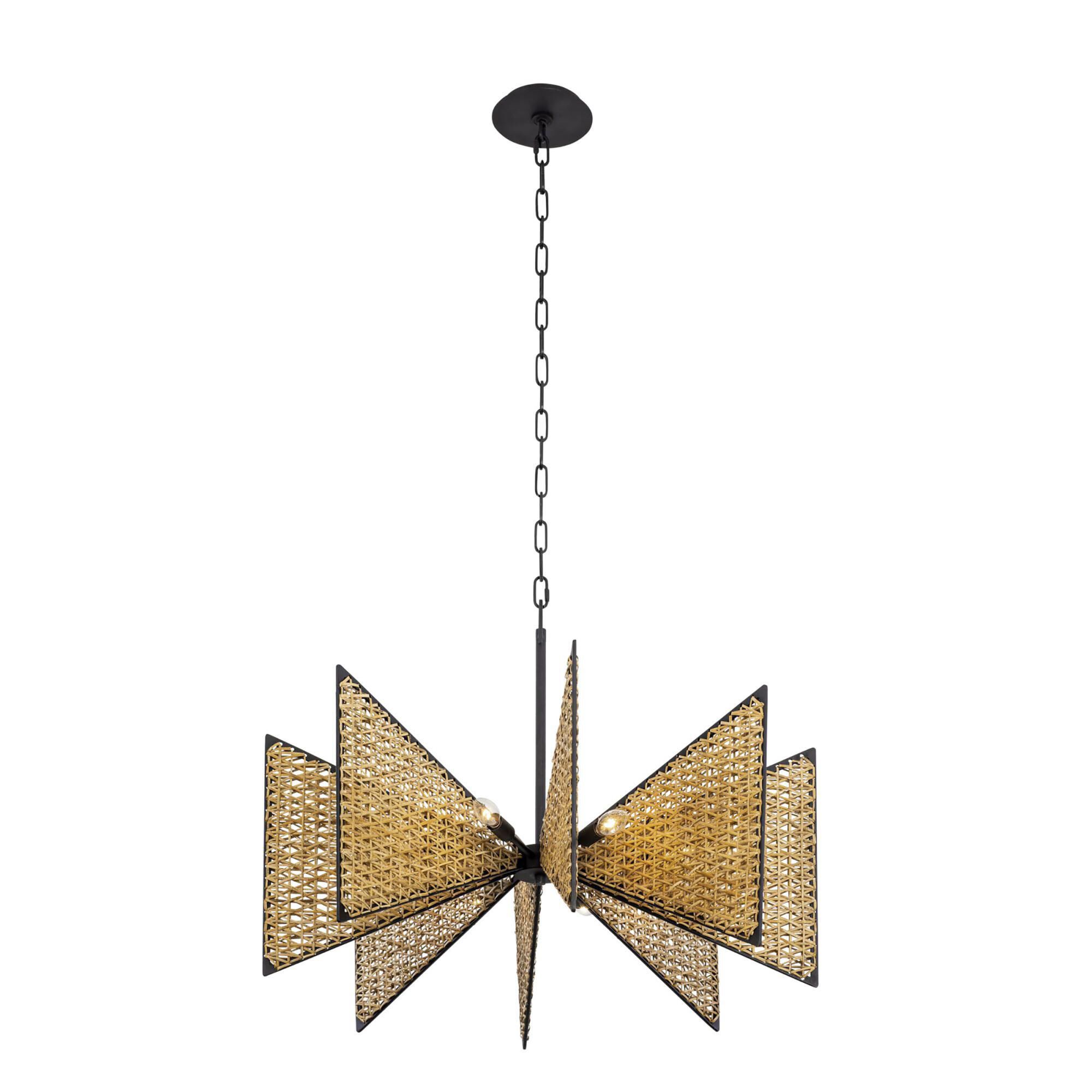 Machina 32 Inch 8 Light Chandelier by Varaluz