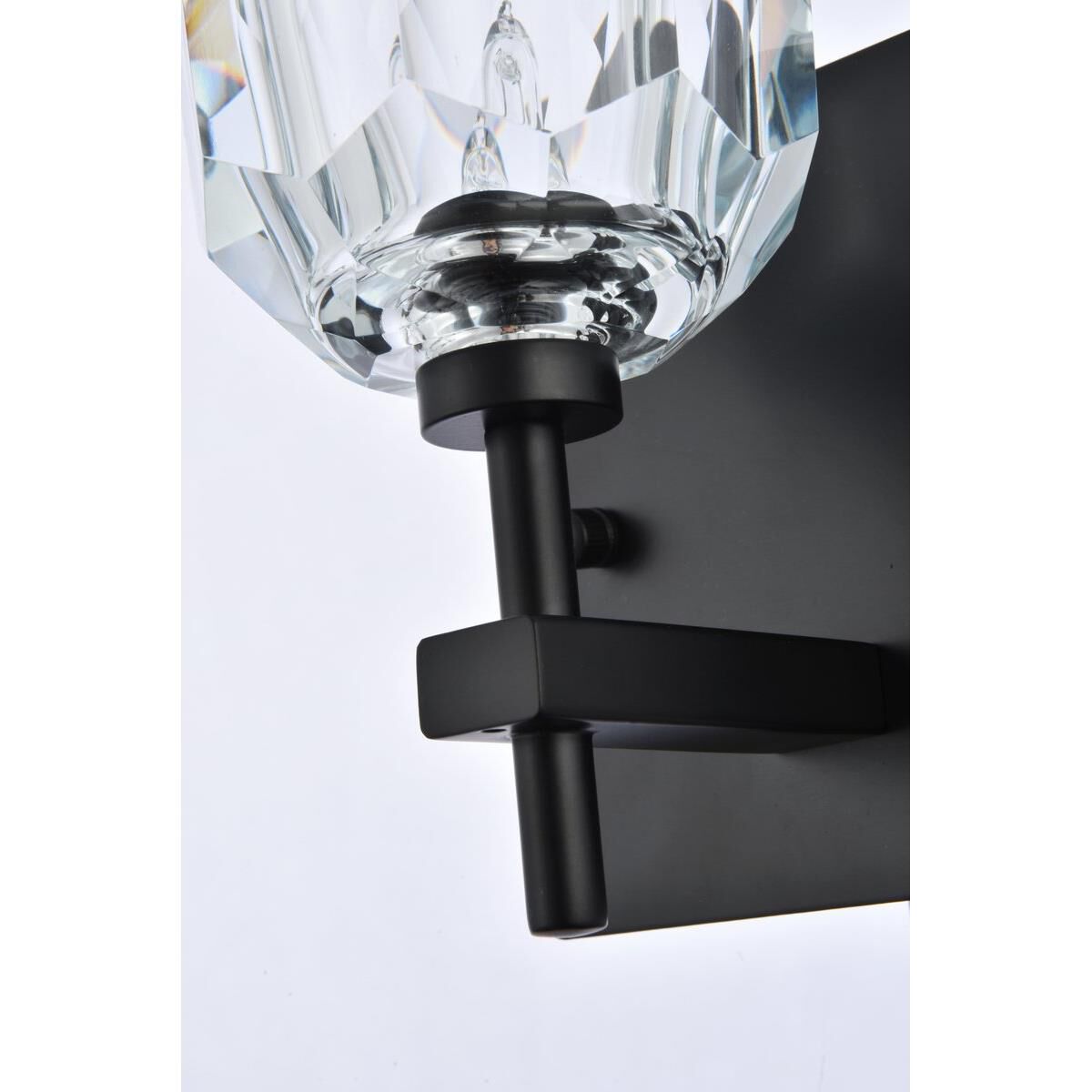 Shown in Black  finish and RC Clear crystal and Clear glass