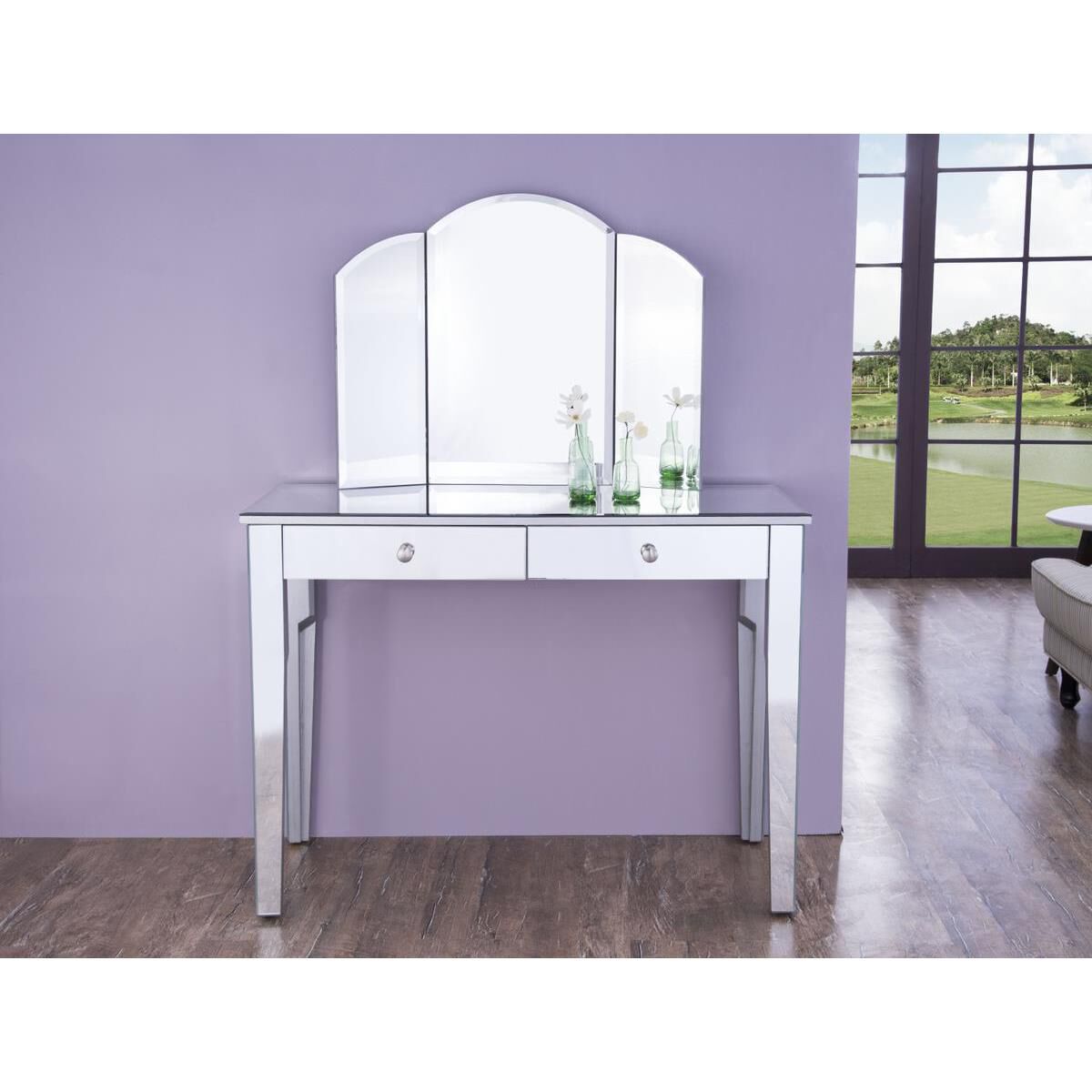 Contempo Console Table by Elegant Decor