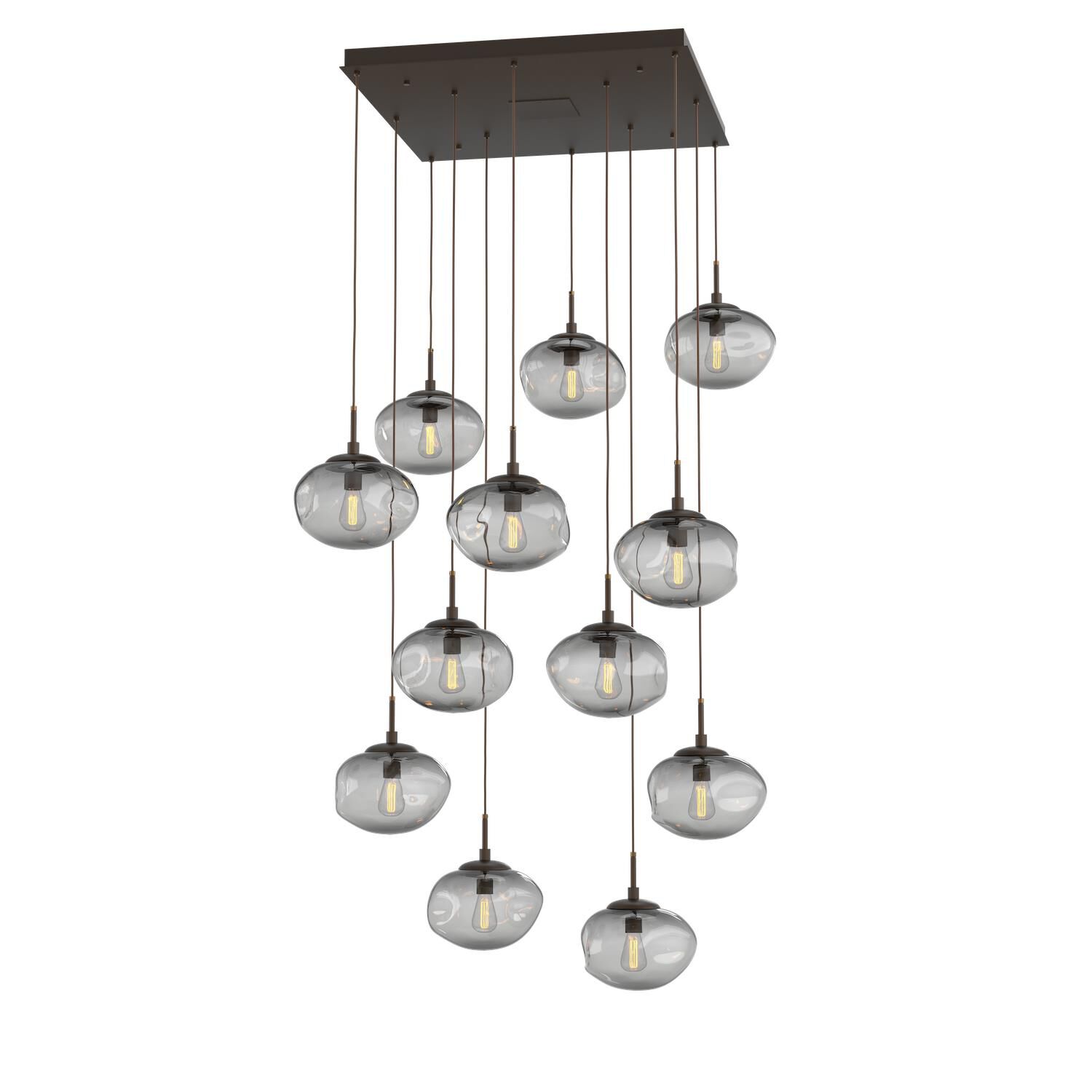 Levi Wilson Nebula 38 Inch 12 Light Multi Light Pendant by Hammerton Studio