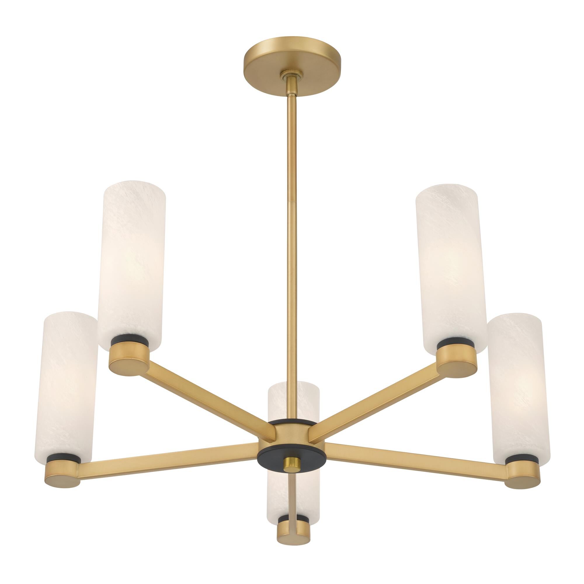 Shown in Legacy Brass finish and Etched Alabaster glass