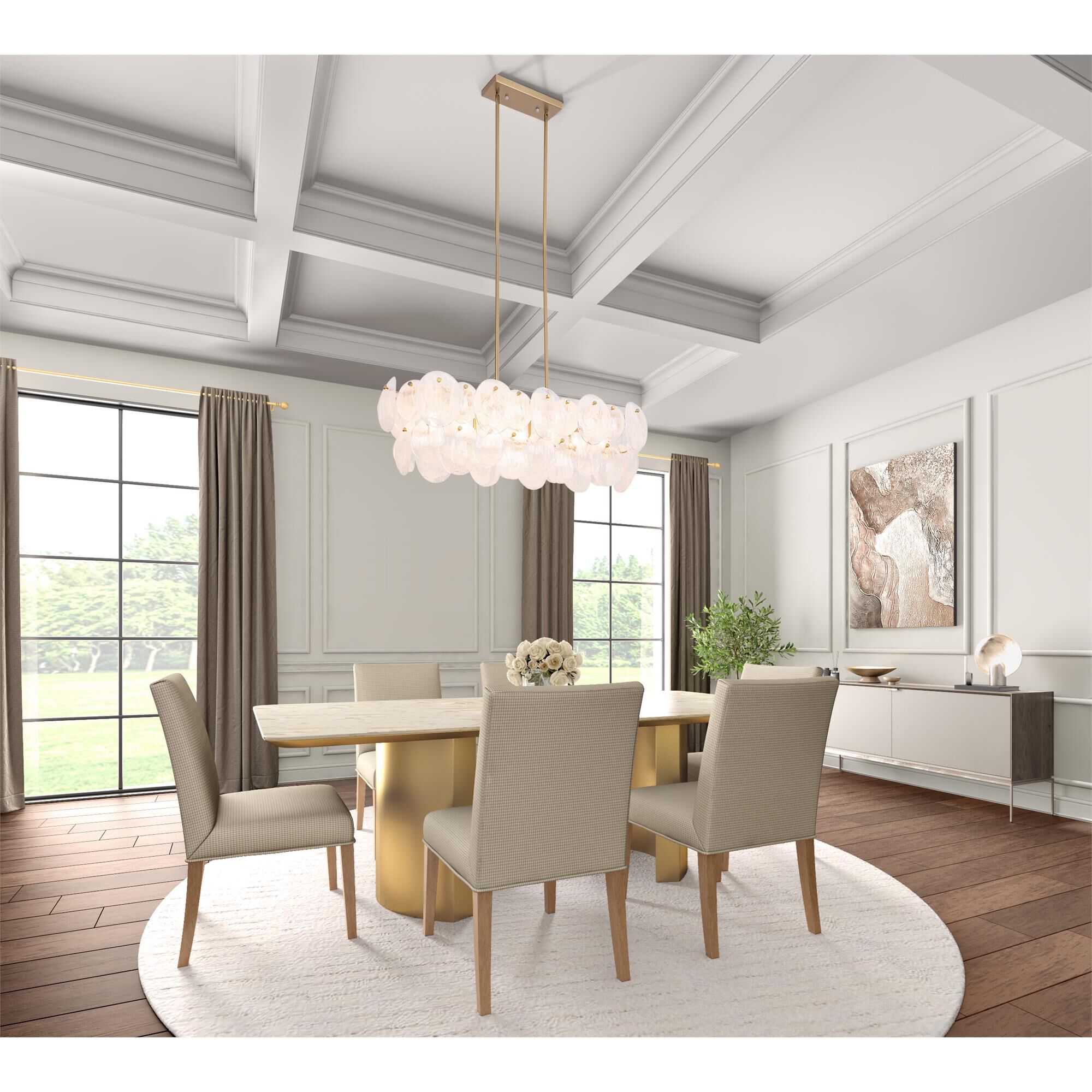 Lily 42 Inch Linear Suspension Light,