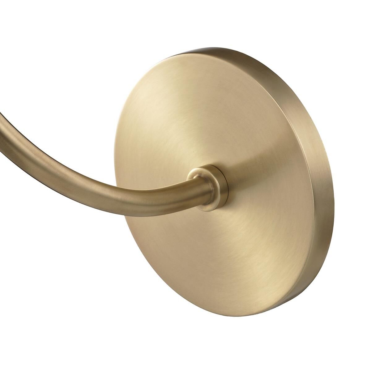 Shown in Aged Brass finish and Opal Etched glass