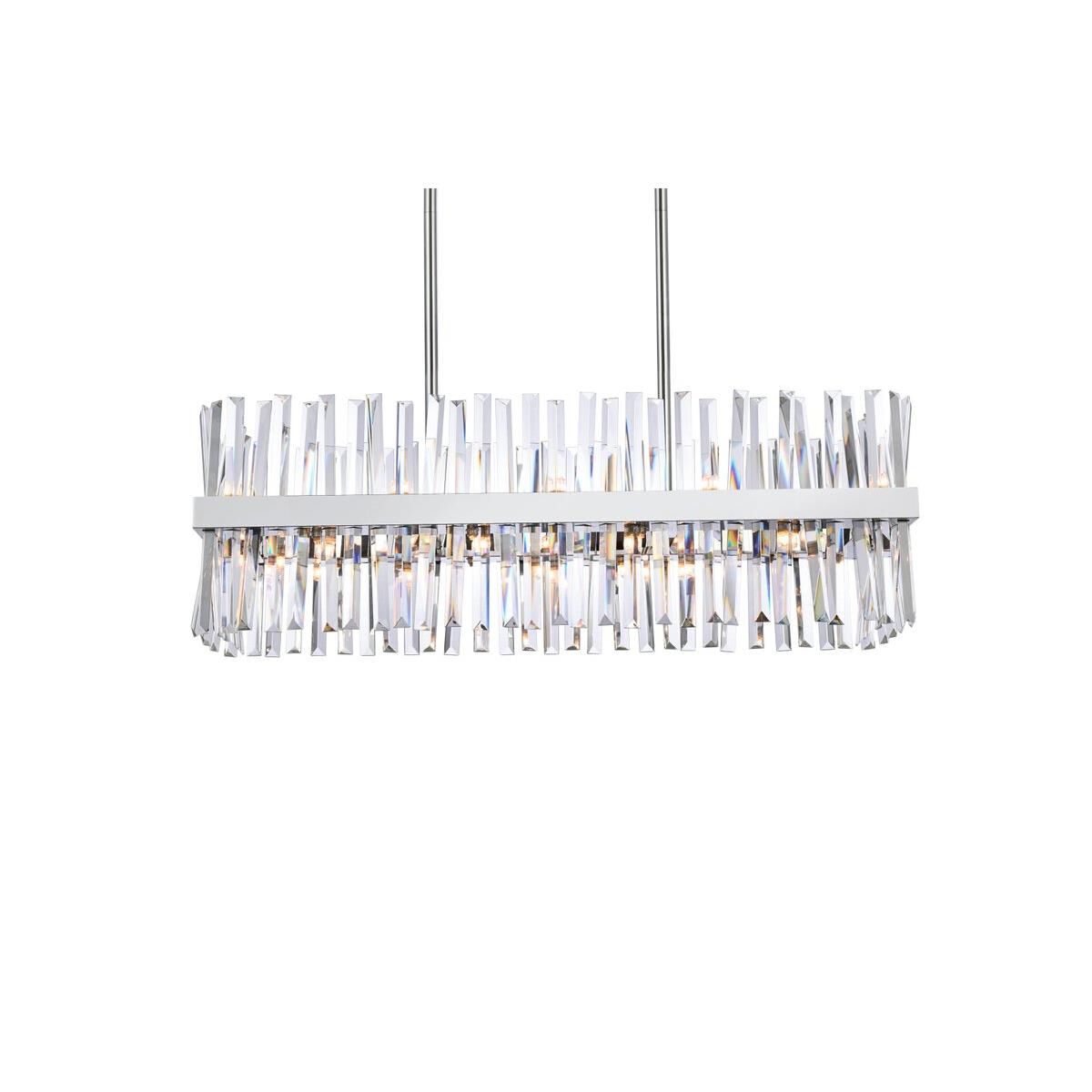 Shown in Chrome finish and Royal Cut Clear crystal