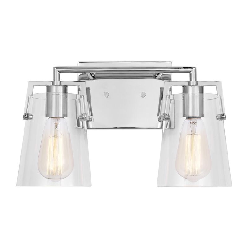 Drew & Jonathan Crofton 15 Inch 2 Light Bath Vanity Light by Visual Comfort Studio