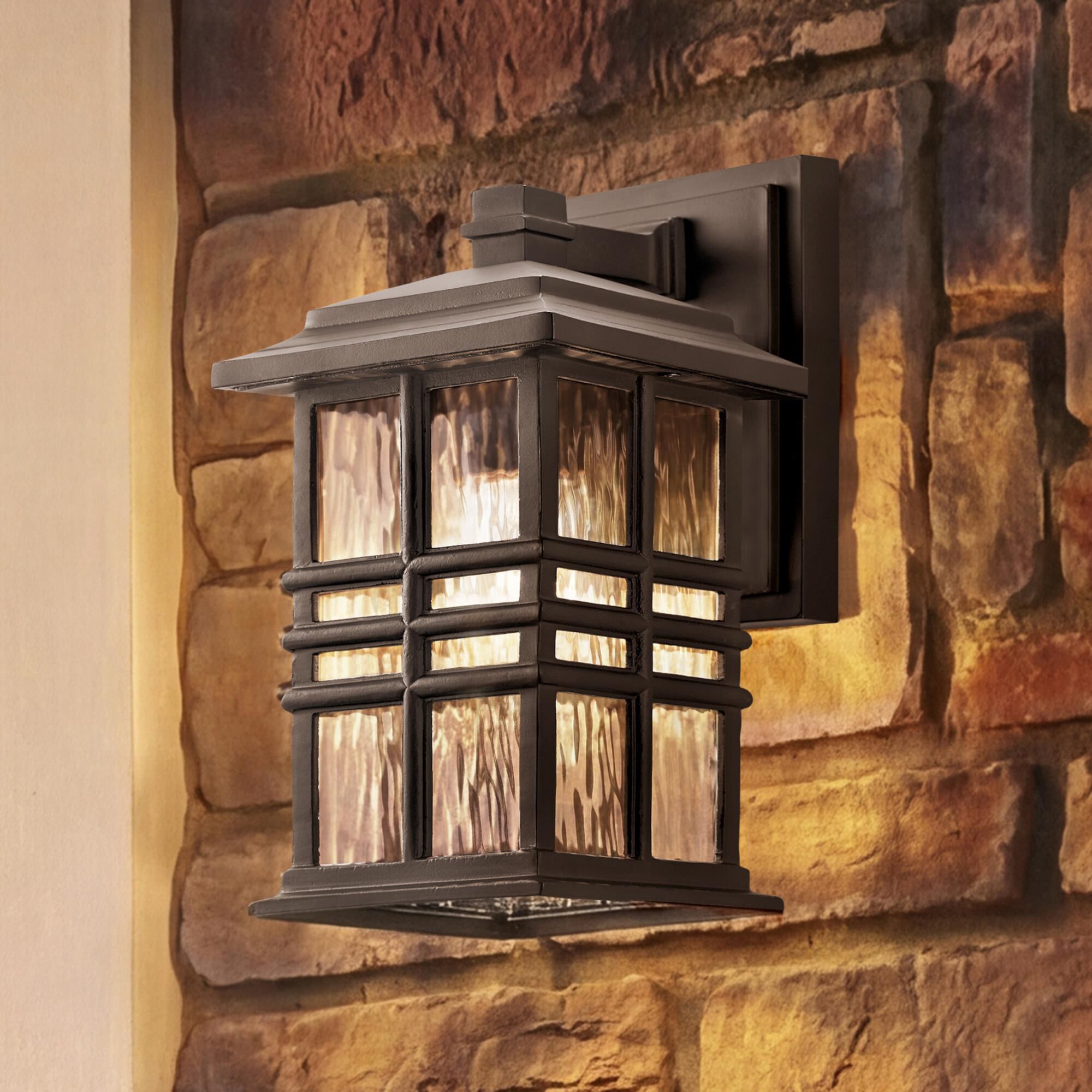 Beacon Square 12 Inch Outdoor Wall Light by Kichler Lighting