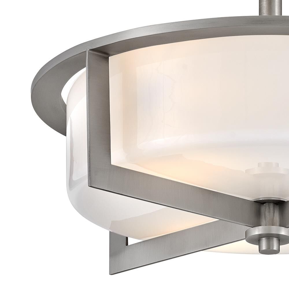 Baxley 15 Inch 3 Light LED Semi Flush Mount by Hinkley Lighting