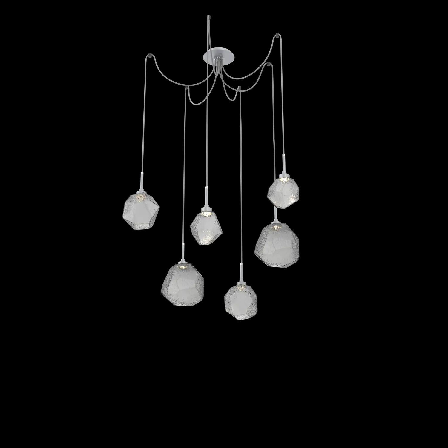 Gem Swag 17 Inch Multi Light Pendant by Hammerton Studio