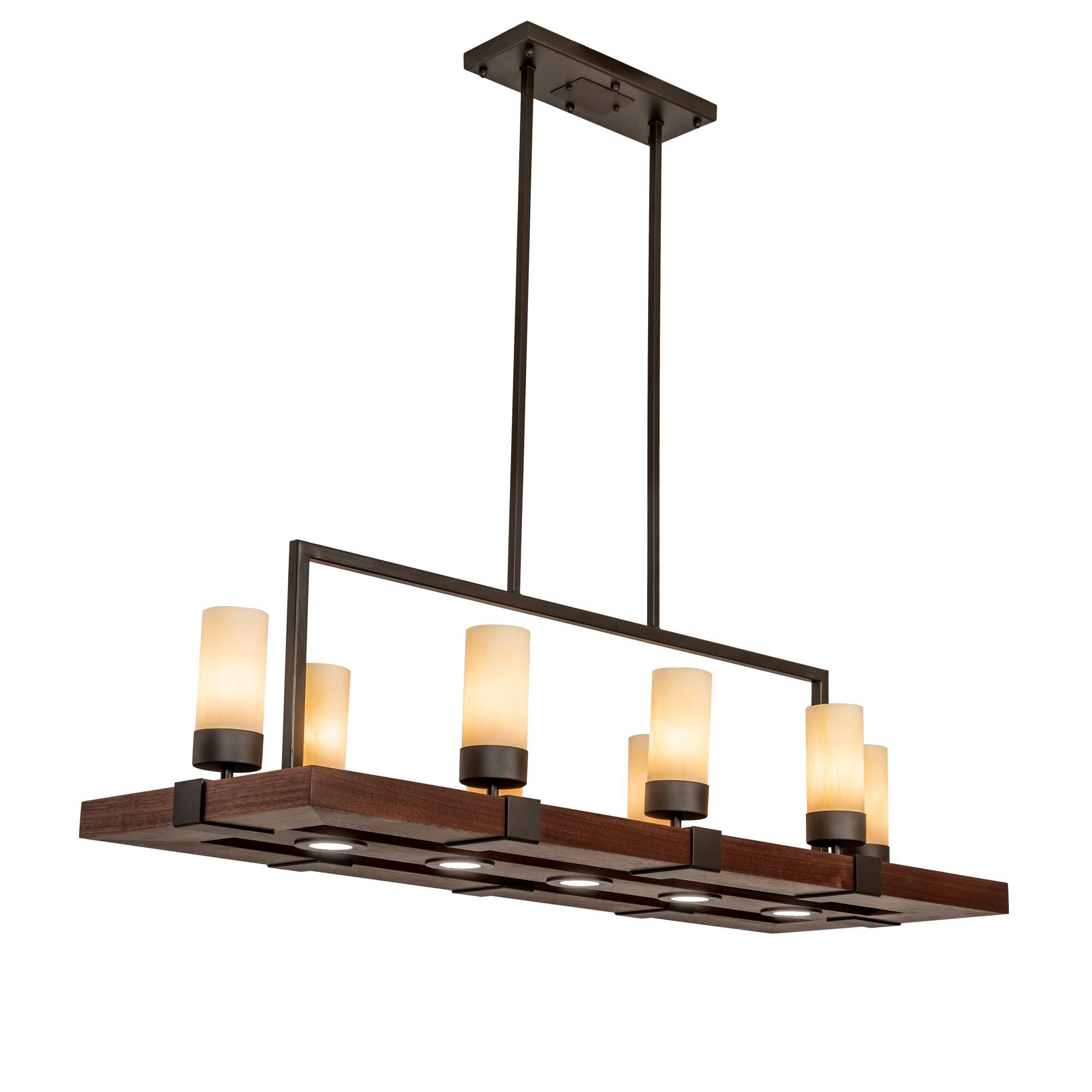 Shown in Oil Rubbed Bronze/Walnut finish