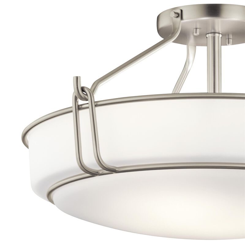 Alkire 22 Inch Semi Flush Mount by Kichler