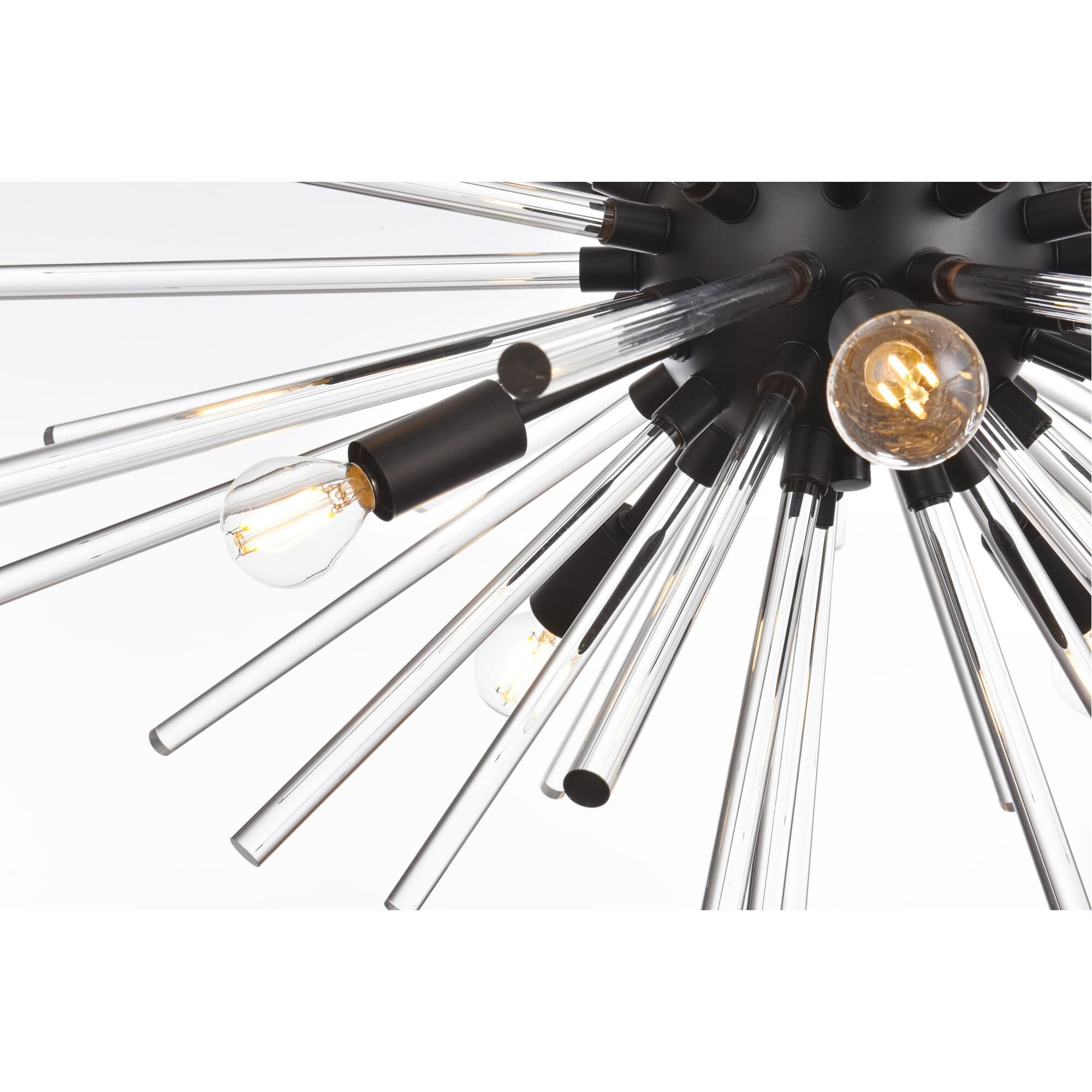 Sienna 32 Inch 10 Light Chandelier by Elegant Lighting