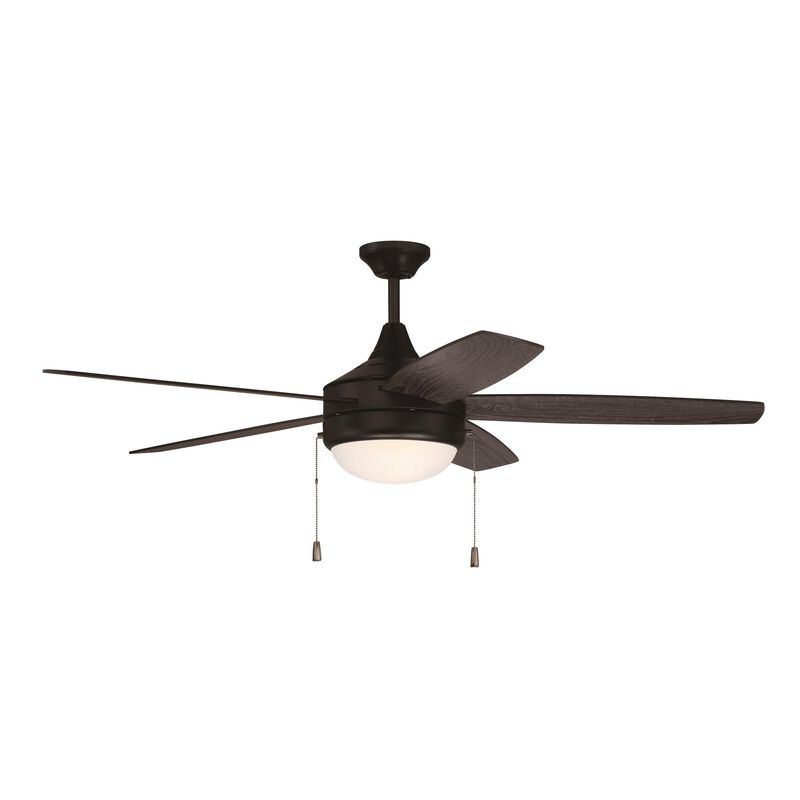 Phaze 52 Inch 5 Blade Ceiling Fan with Light Kit by Craftmade